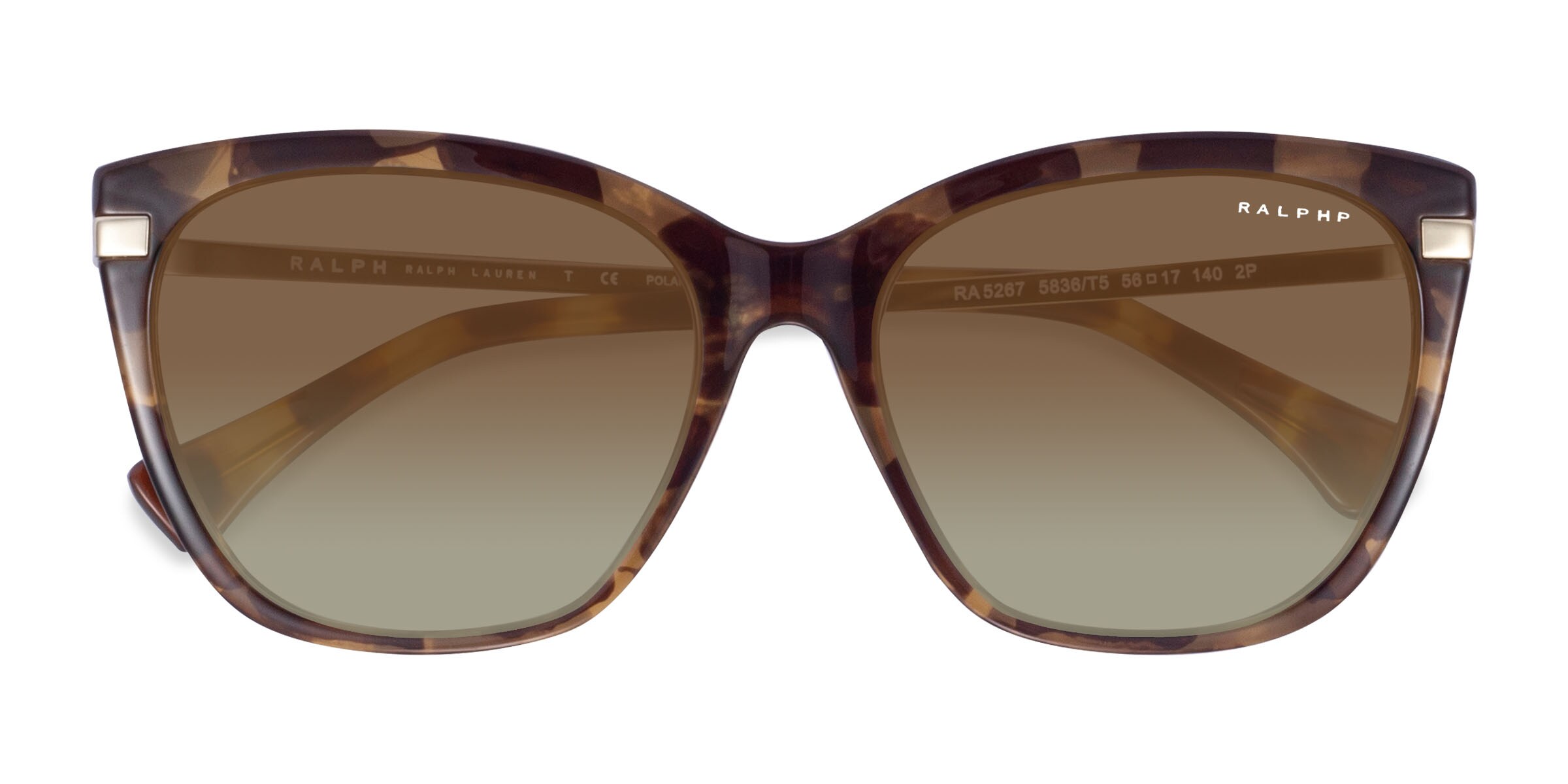 Ralph RA5267 - Cat Eye Tortoise Frame Prescription Sunglasses