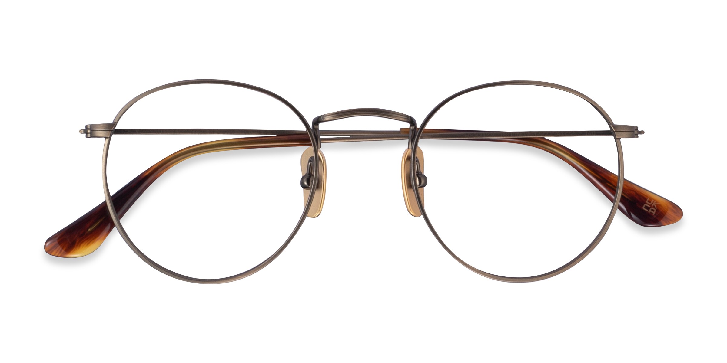 Ray-Ban RB8247V - Round Bronze Frame Eyeglasses