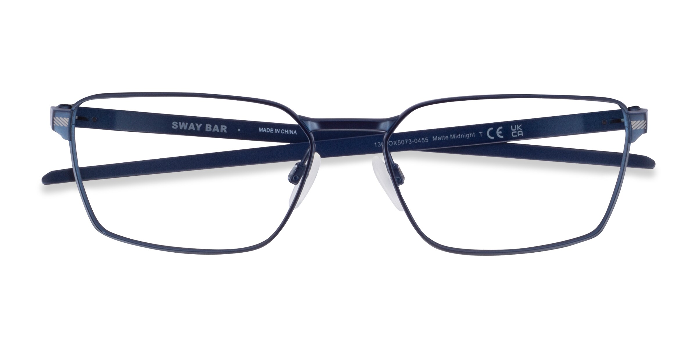 Oakley Sway Bar - Rectangle Matte Navy Frame Eyeglasses