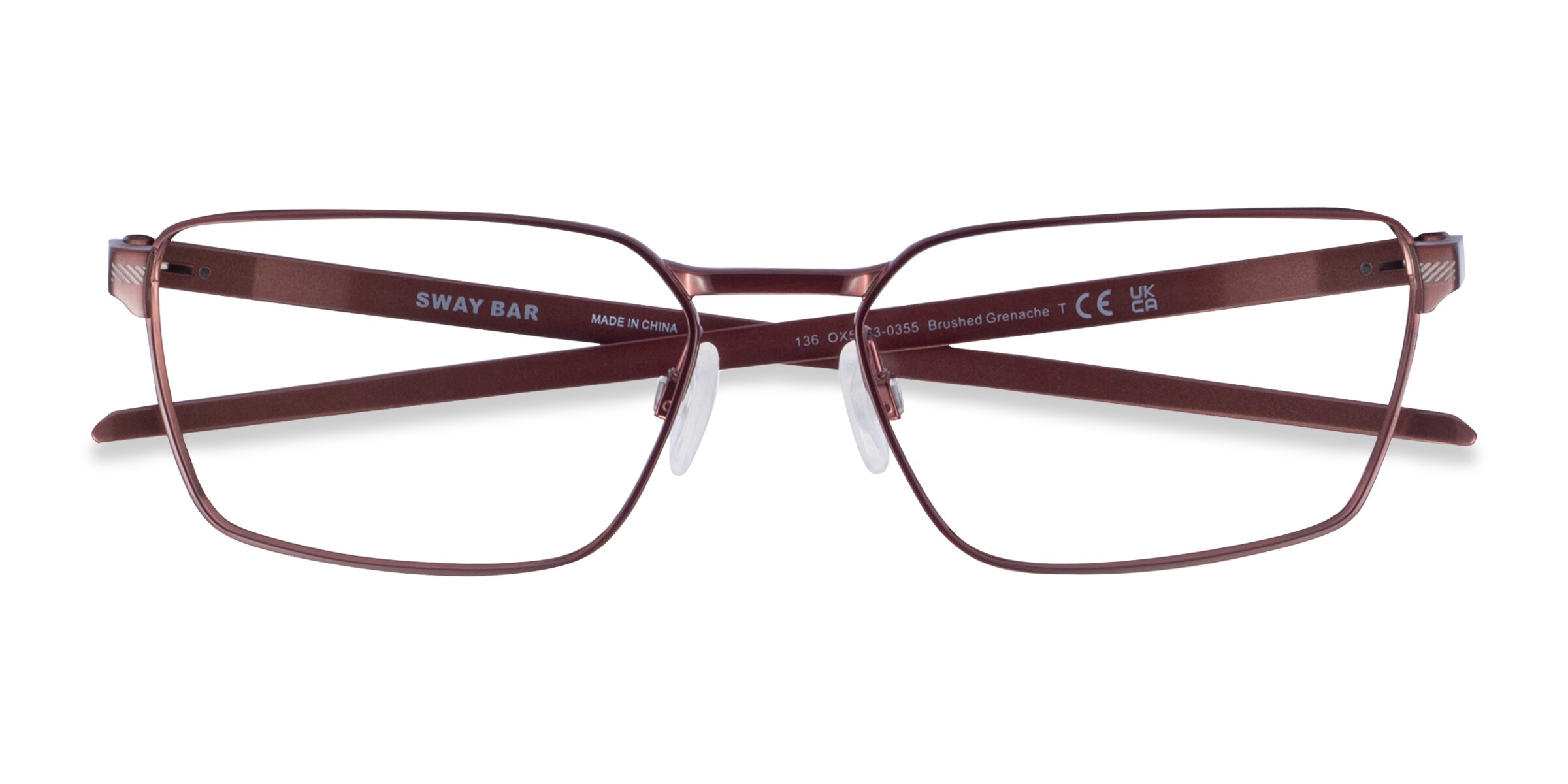 Oakley Sway Bar - Rectangle Brushed Bronze Frame Eyeglasses
