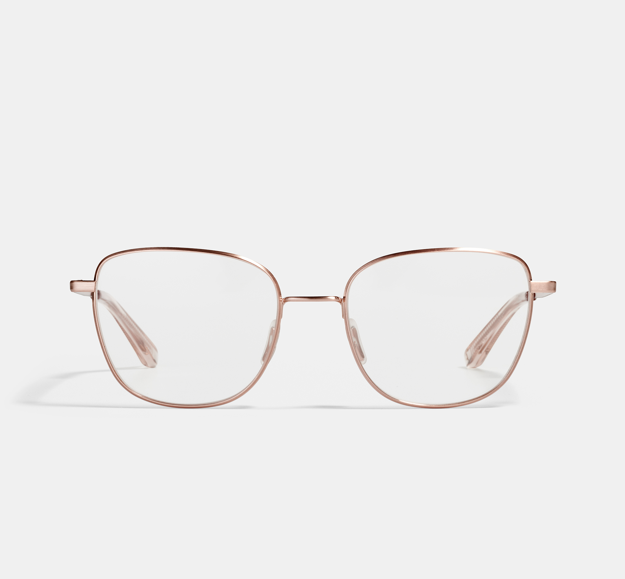 Maeve Blush Gold | Square Metal Glasses