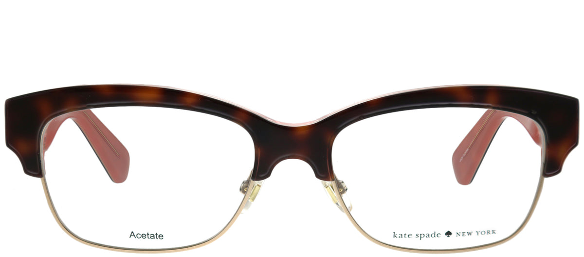 Kate Spade Shantal Square Eyeglasses - Tortoise/ Havana