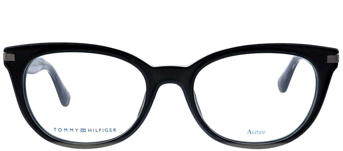 Tommy Hilfiger TH 1519 Cat-Eye Eyeglasses - Black