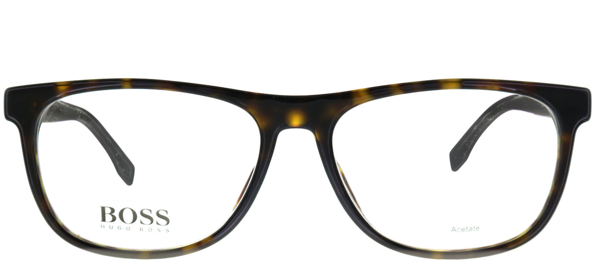 Boss BOSS 0985 Rectangular Eyeglasses - Tortoise/ Havana