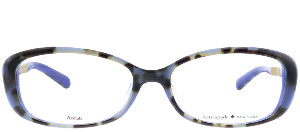 Kate Spade Low Bridge Fit Amaris/F Oval Eyeglasses - Blue