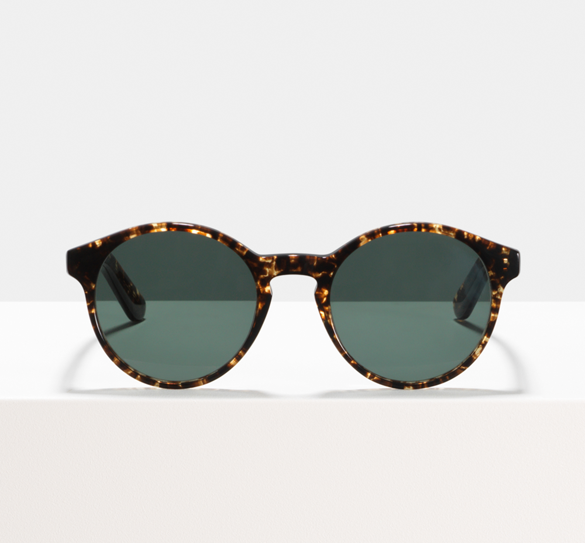 Monty Chocolate Chip | Round Acetate Sunglasses