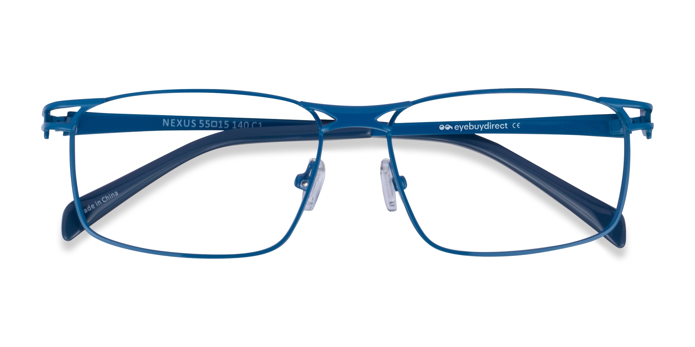 Nexus Rectangle Blue Full Rim Eyeglasses