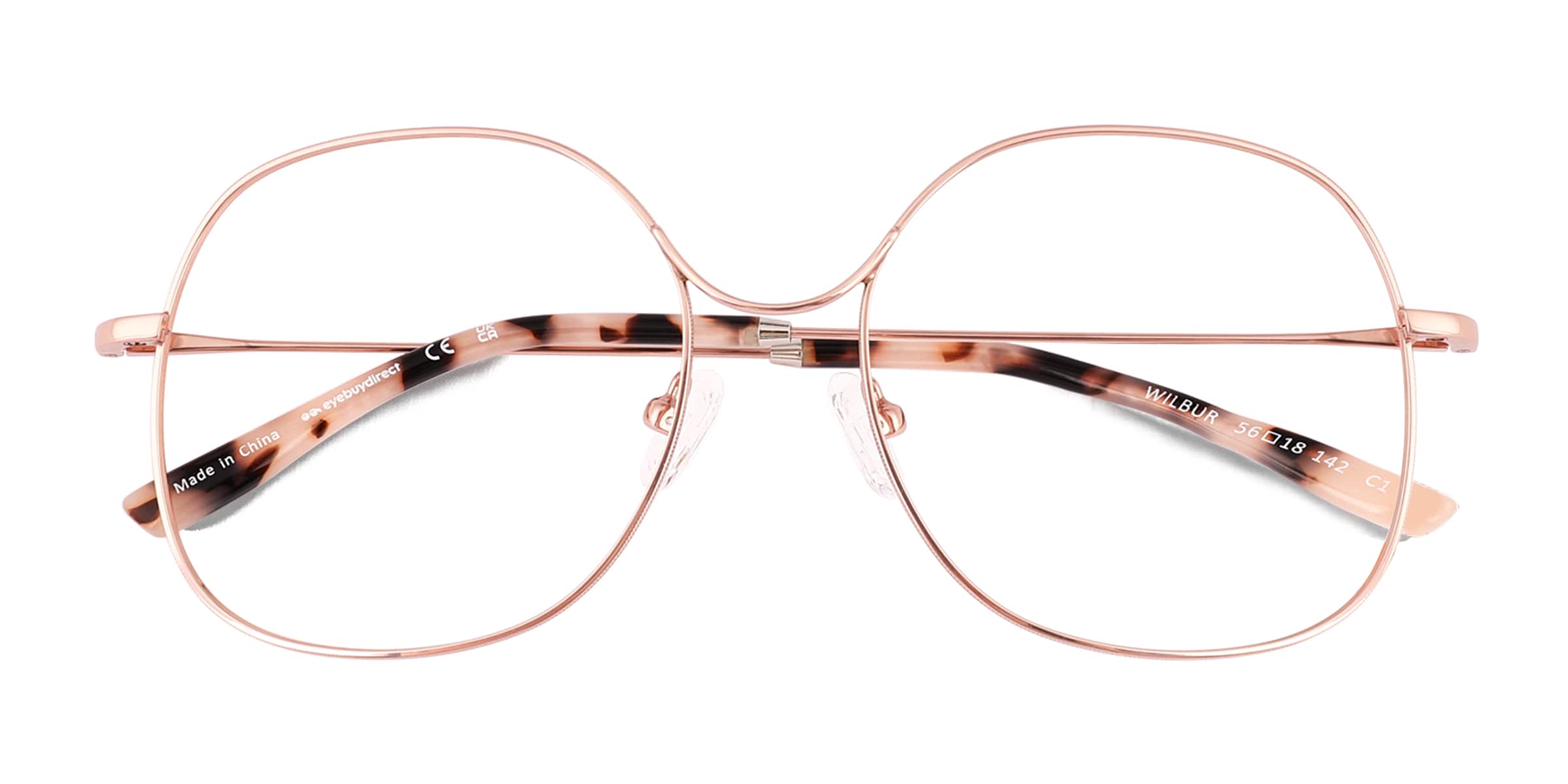 Wilbur Round Rose Gold Glasses for Women