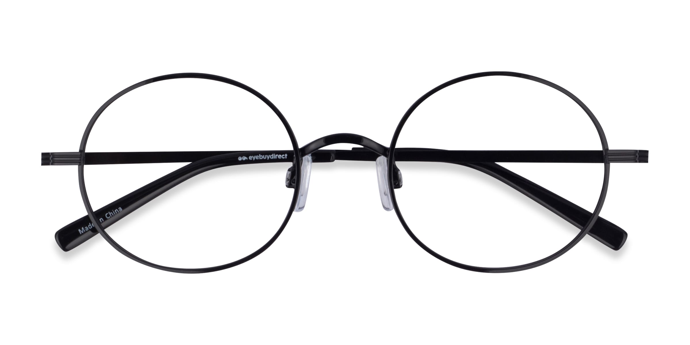 Merrill Round Black Glasses for Men