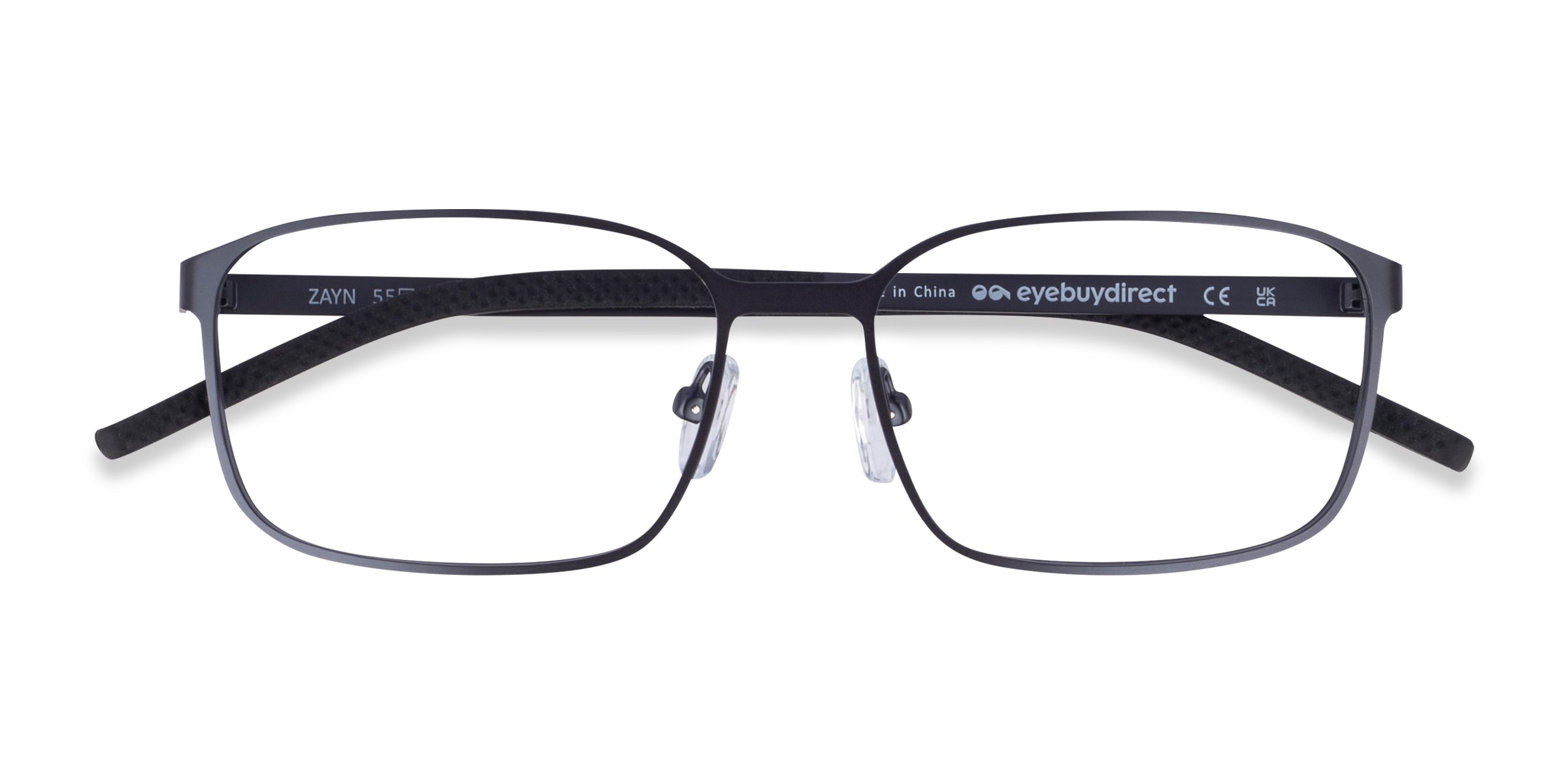 Zayn Rectangle Matte Navy Full Rim Eyeglasses