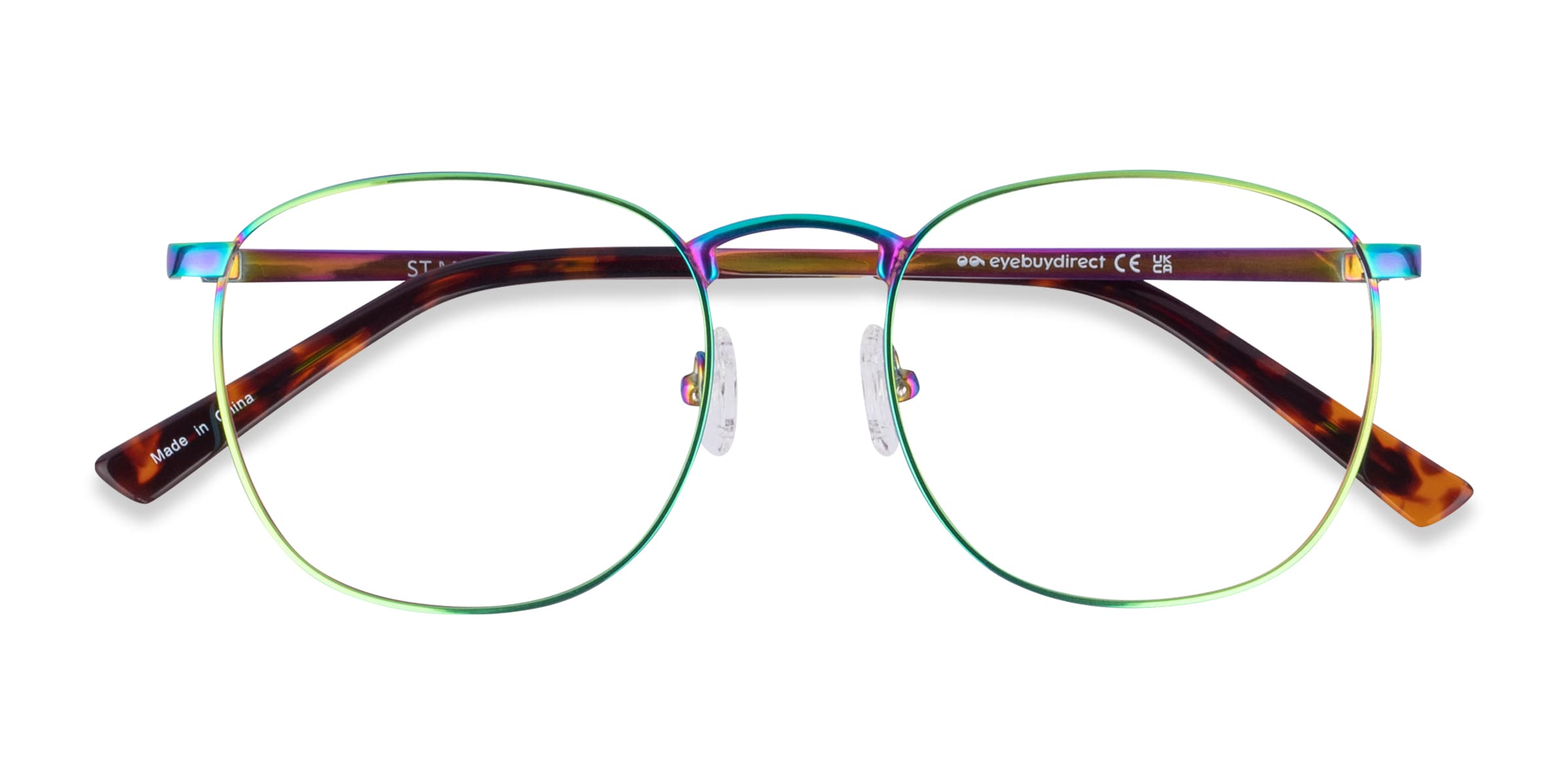 St Michel Round Multicolor Full Rim Eyeglasses