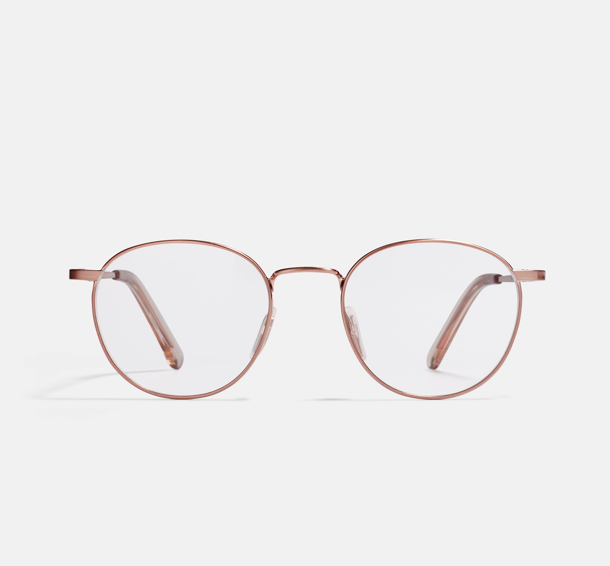 Neil Small Rose Gold | Round Metal Glasses