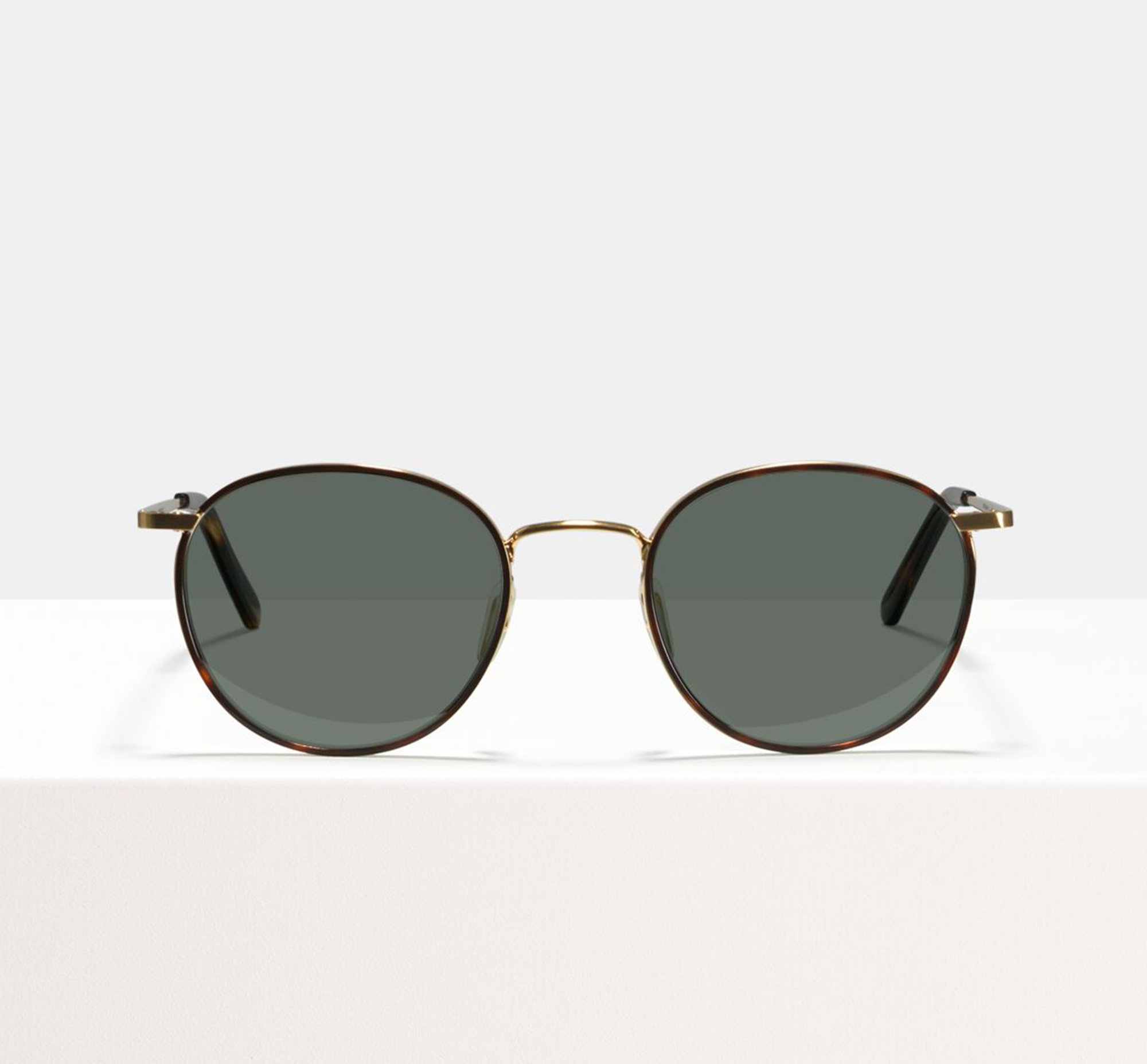 Neil Windsor Rim Tigerwood | Round Combi Sunglasses
