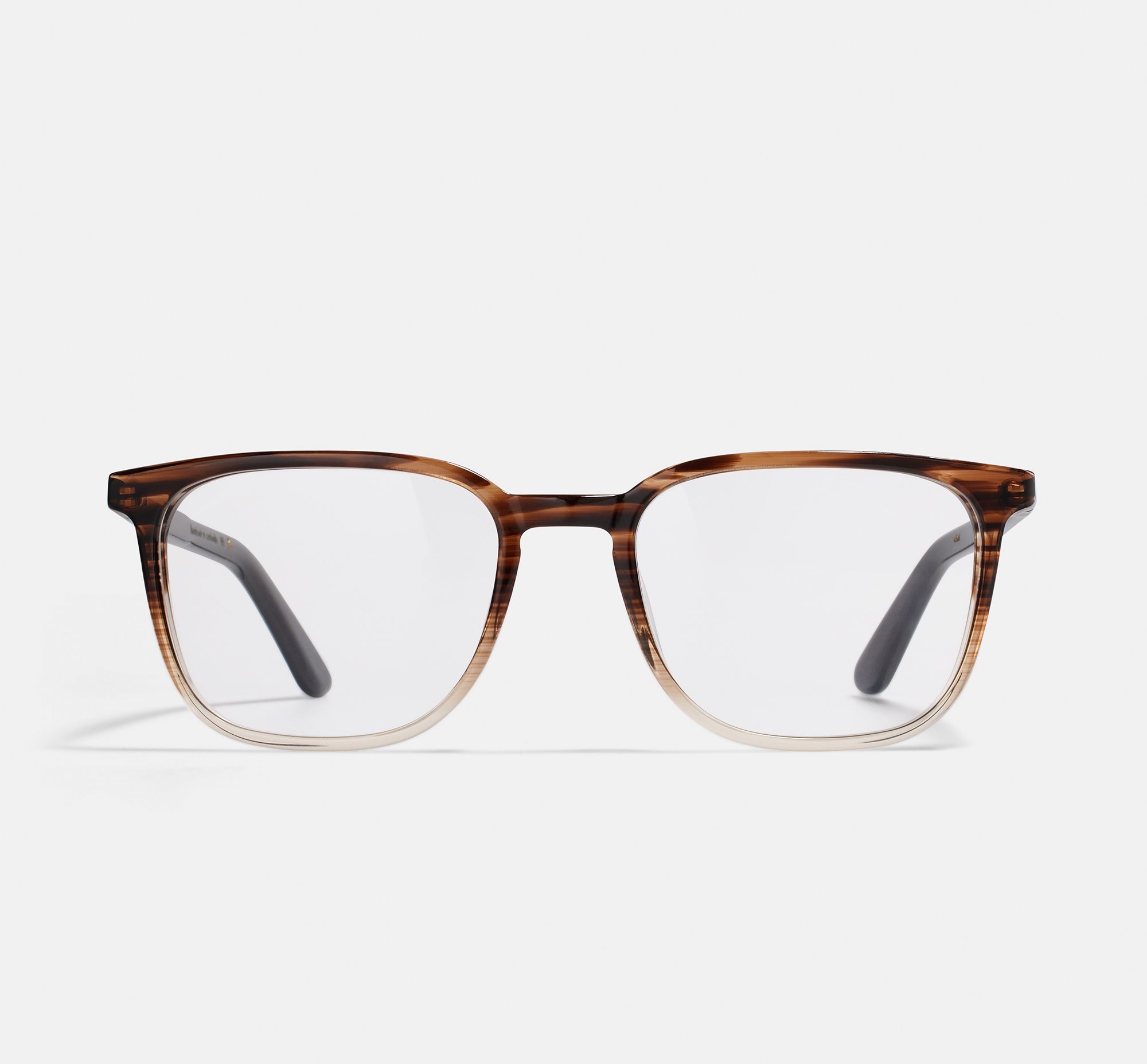 Nelson Espresso Gradient | Rectangular Acetate Glasses