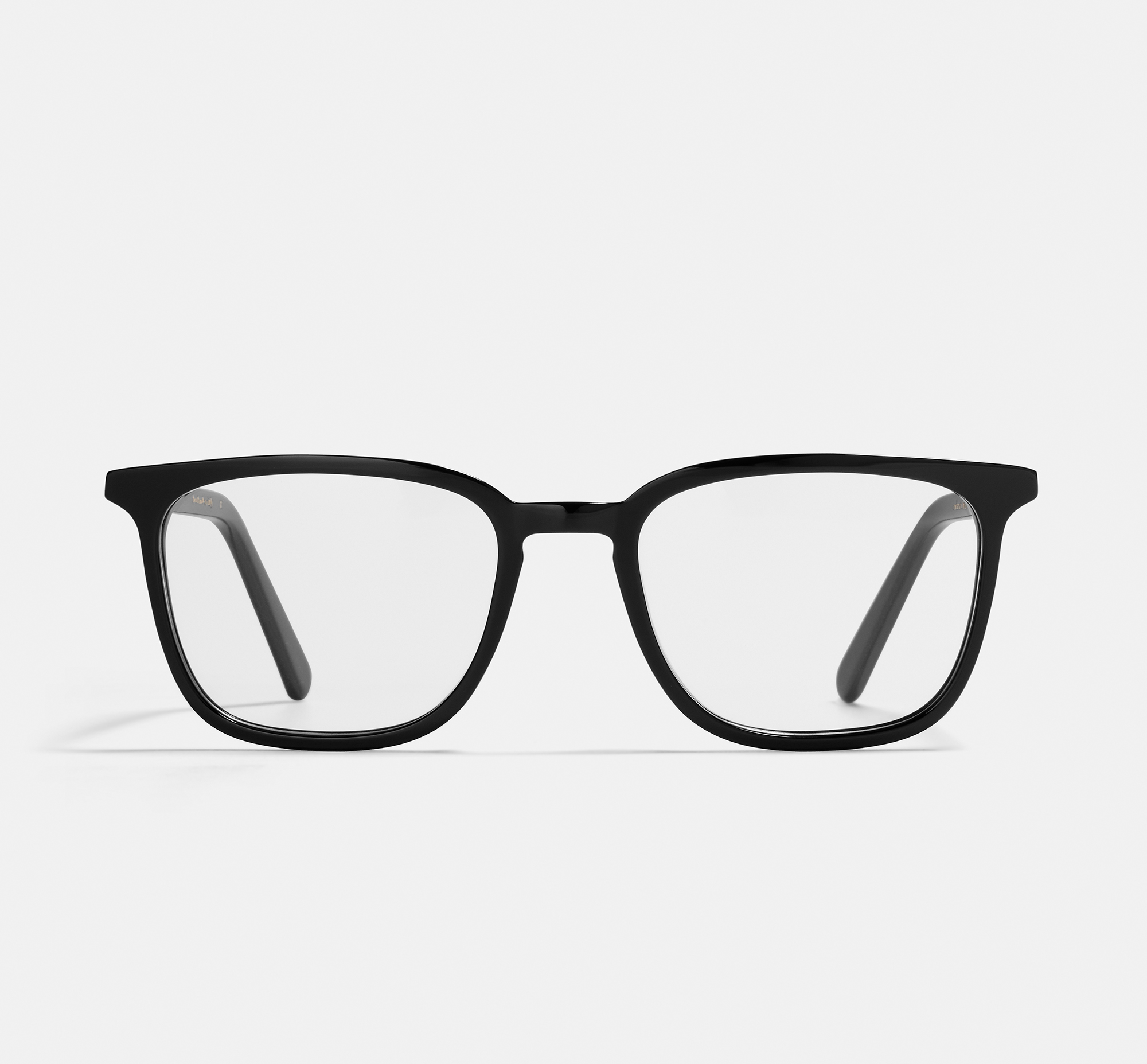 Nelson Large Black | Rectangular Acetate Glasses