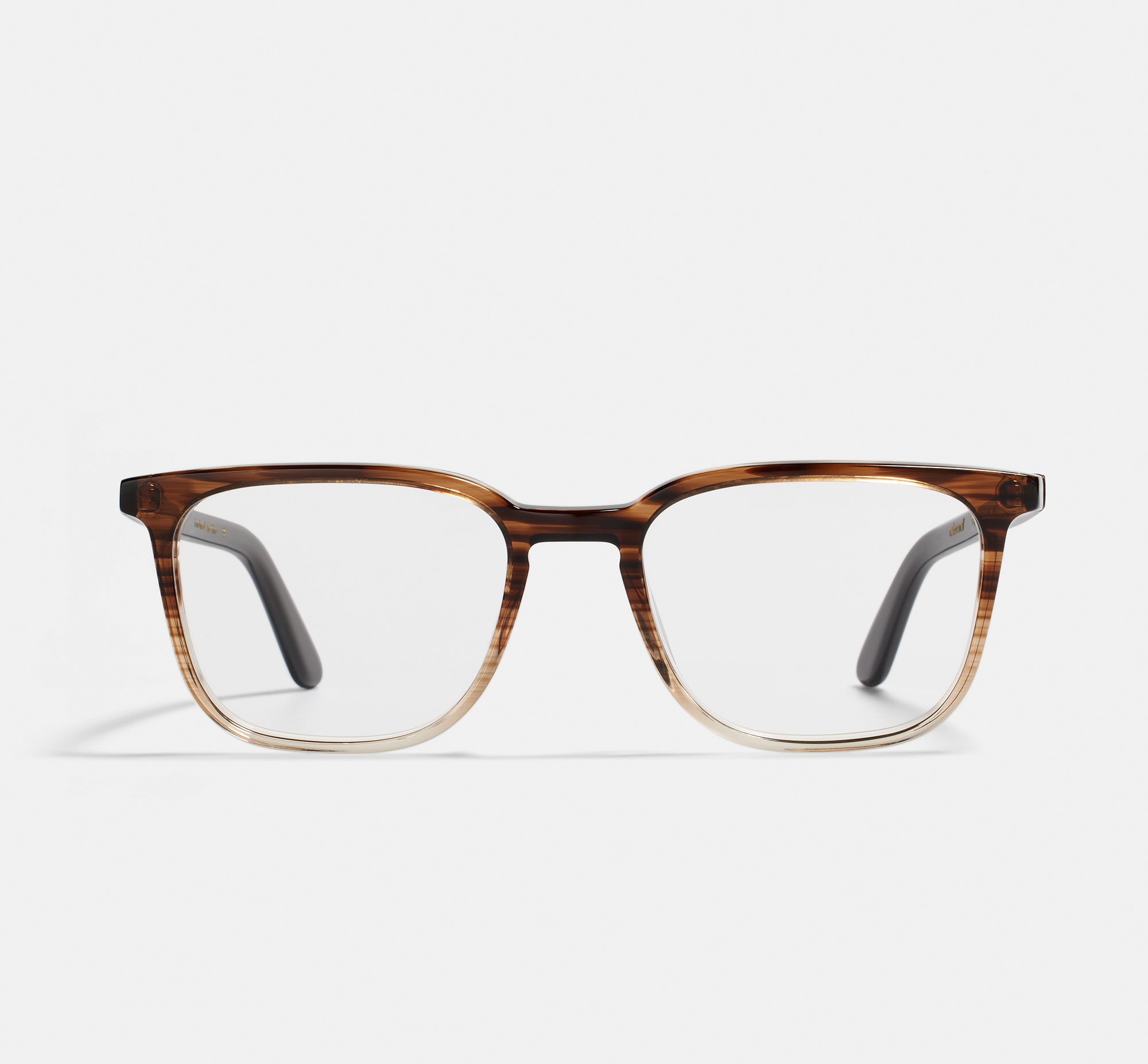 Nelson Small Espresso Gradient | Rectangular Acetate Glasses