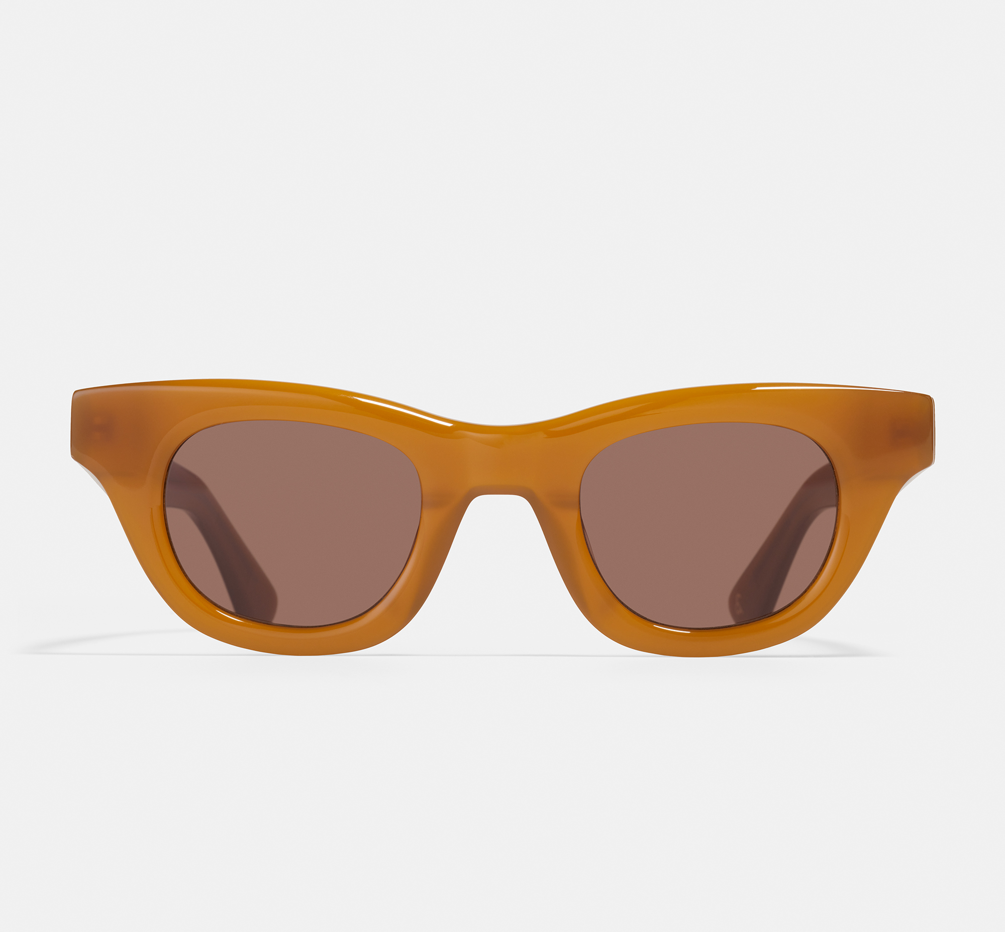 Oshin Cinnamon | Round Renew Bio Acetate Sunglasses