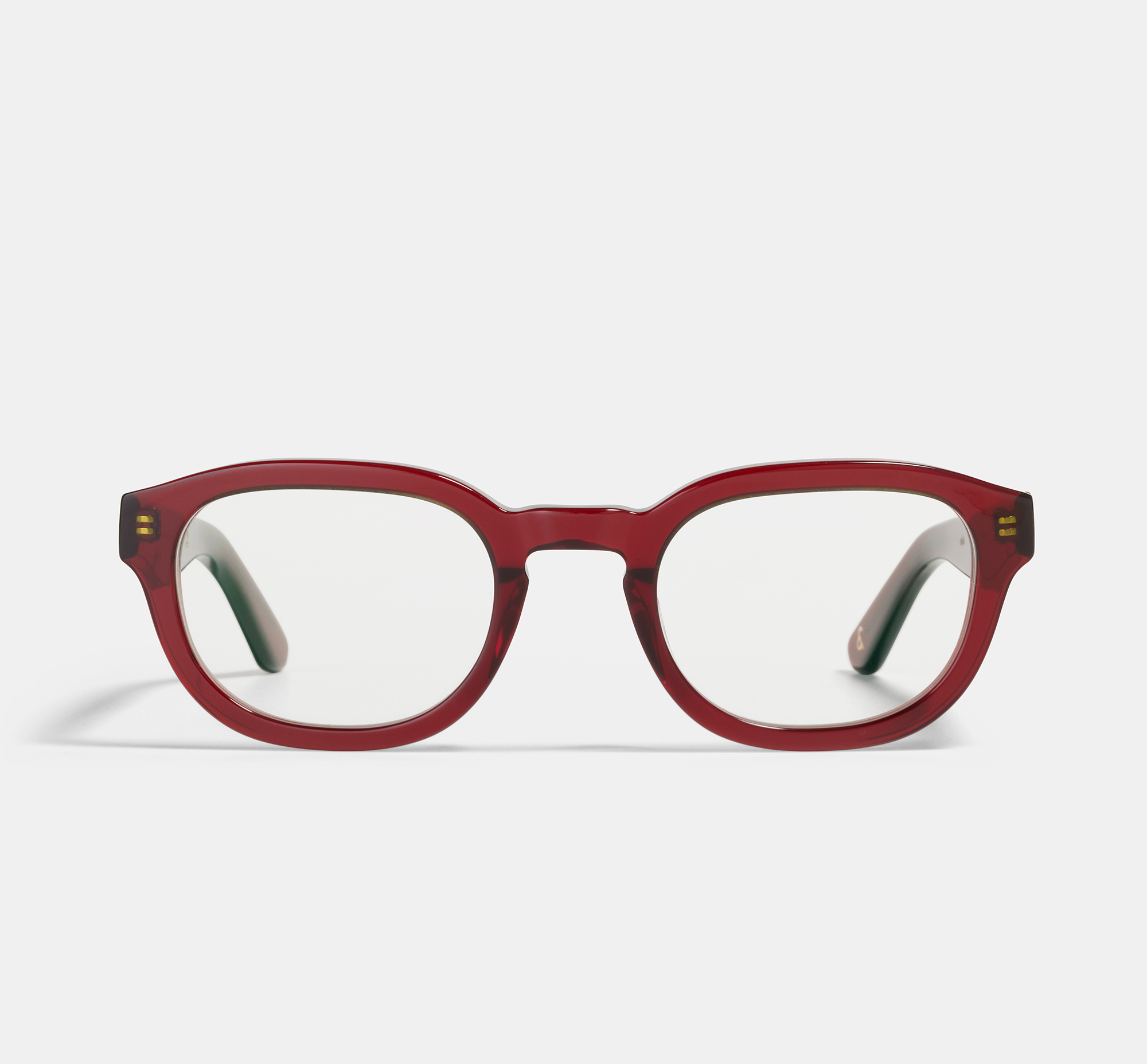 Otis Large Cherry | Round Bio Acetate Glasses