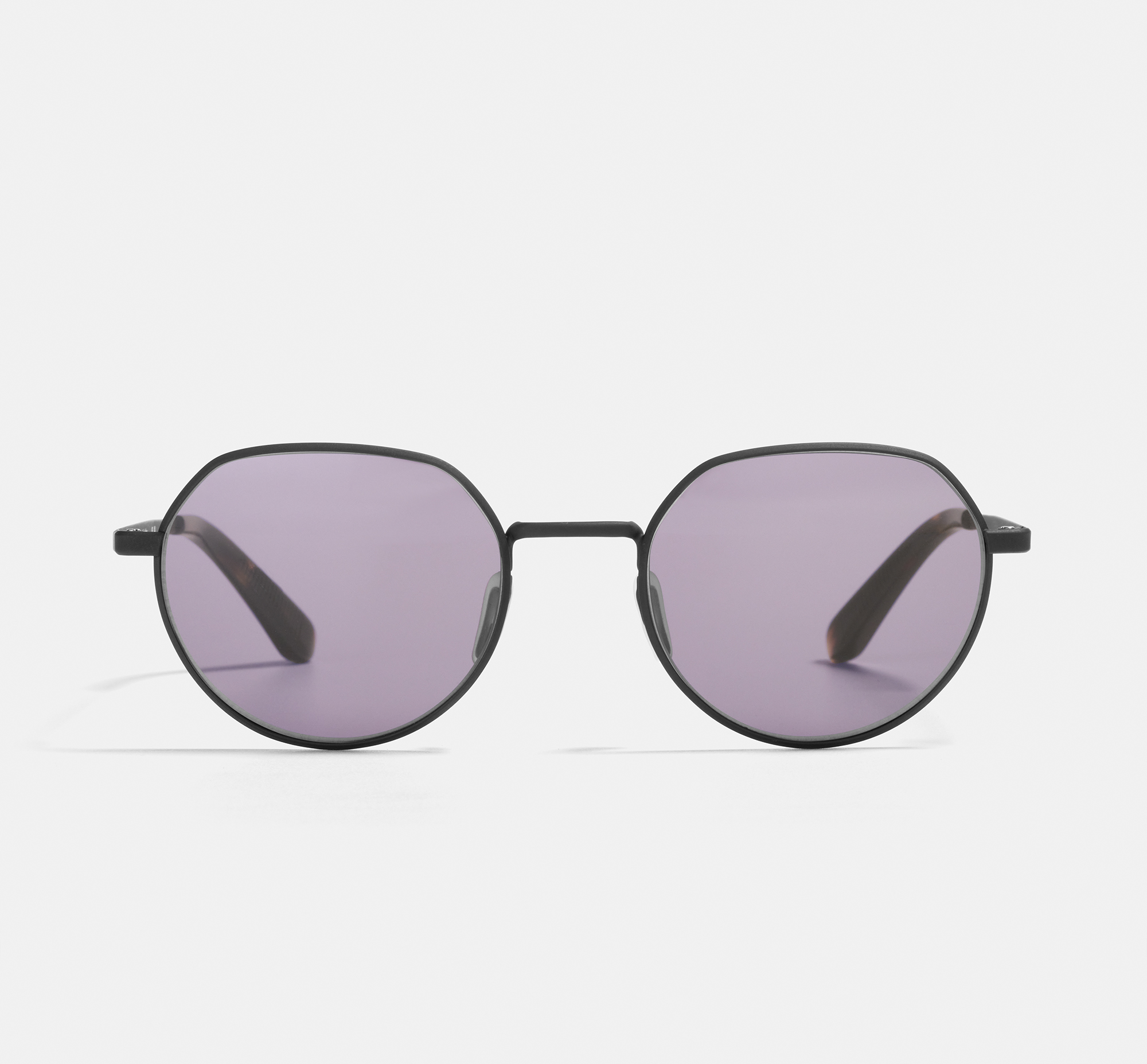 Otto Matte Black | Round Metal Sunglasses