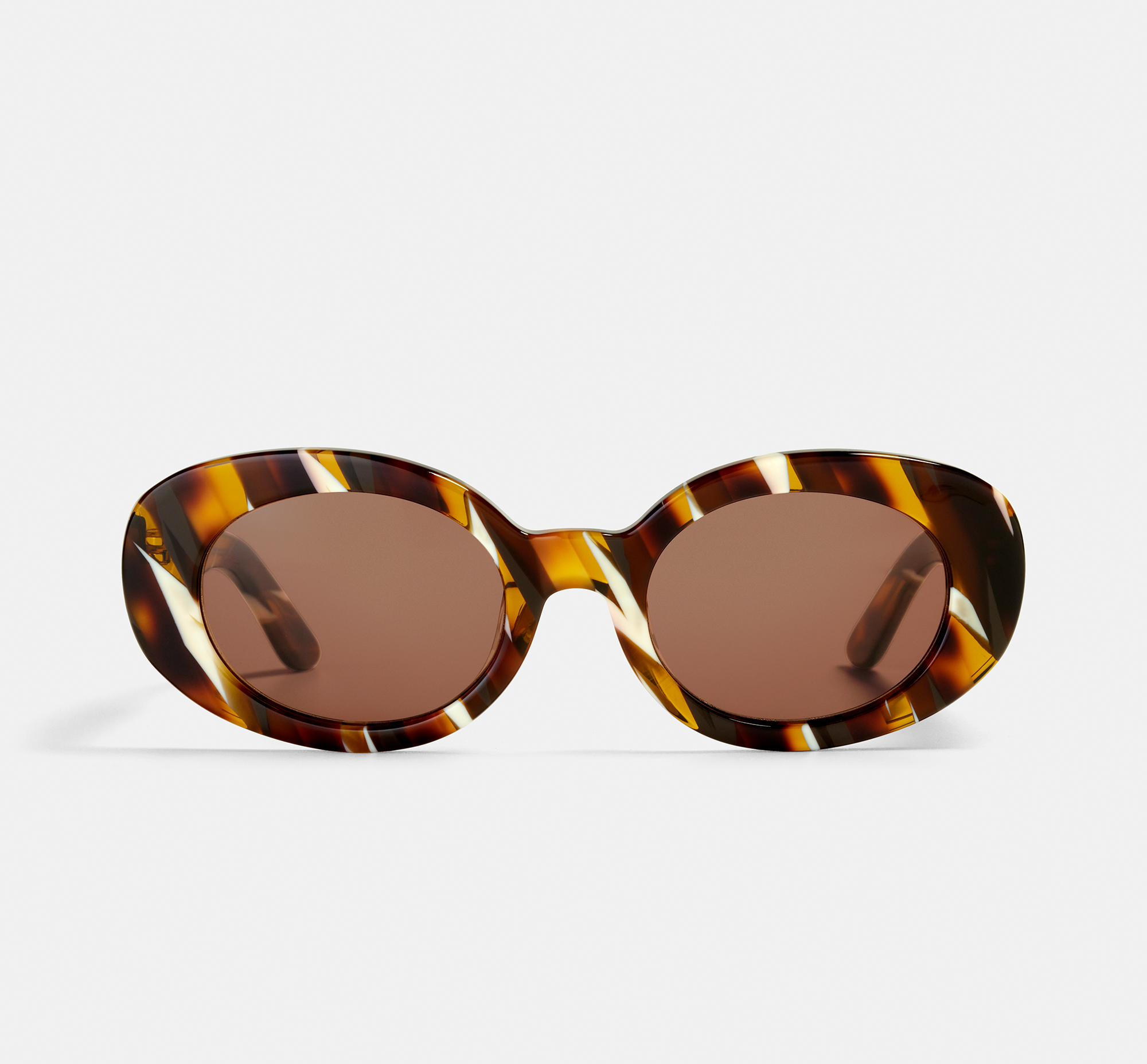 Patsy Jungle | Oval Bio Acetate Sunglasses