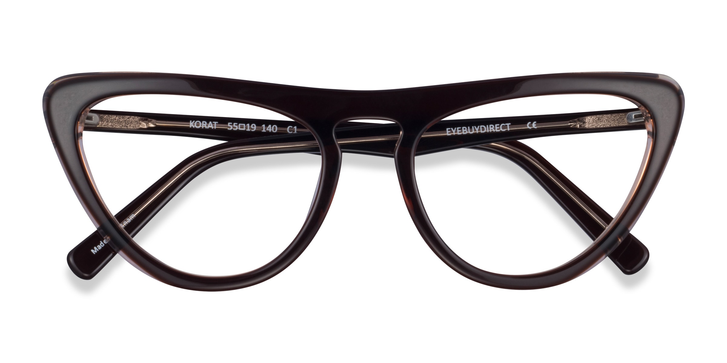 Korat Cat Eye Burgundy Glasses for Women