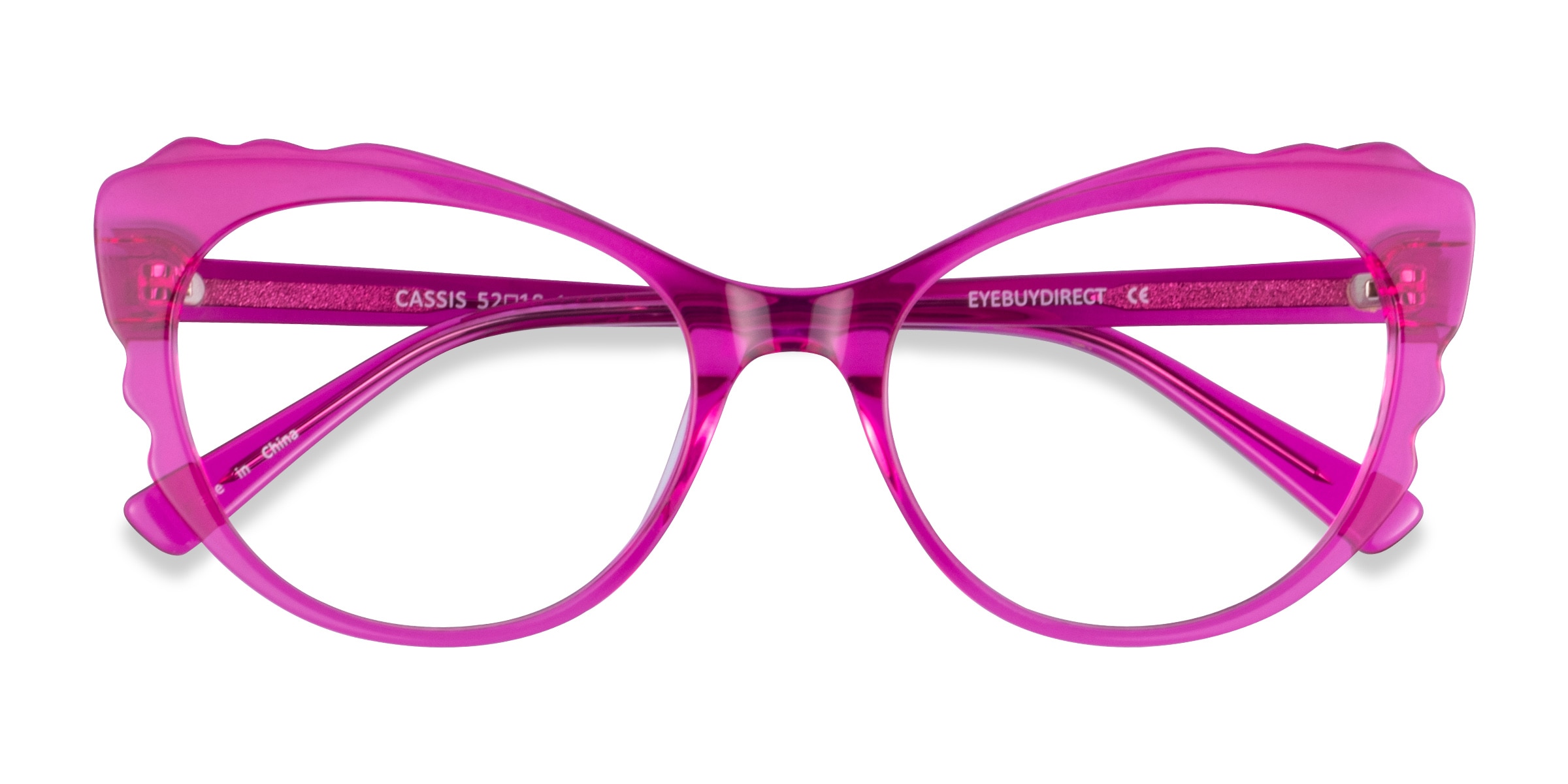 Cassis Cat Eye Purple Glasses for Women