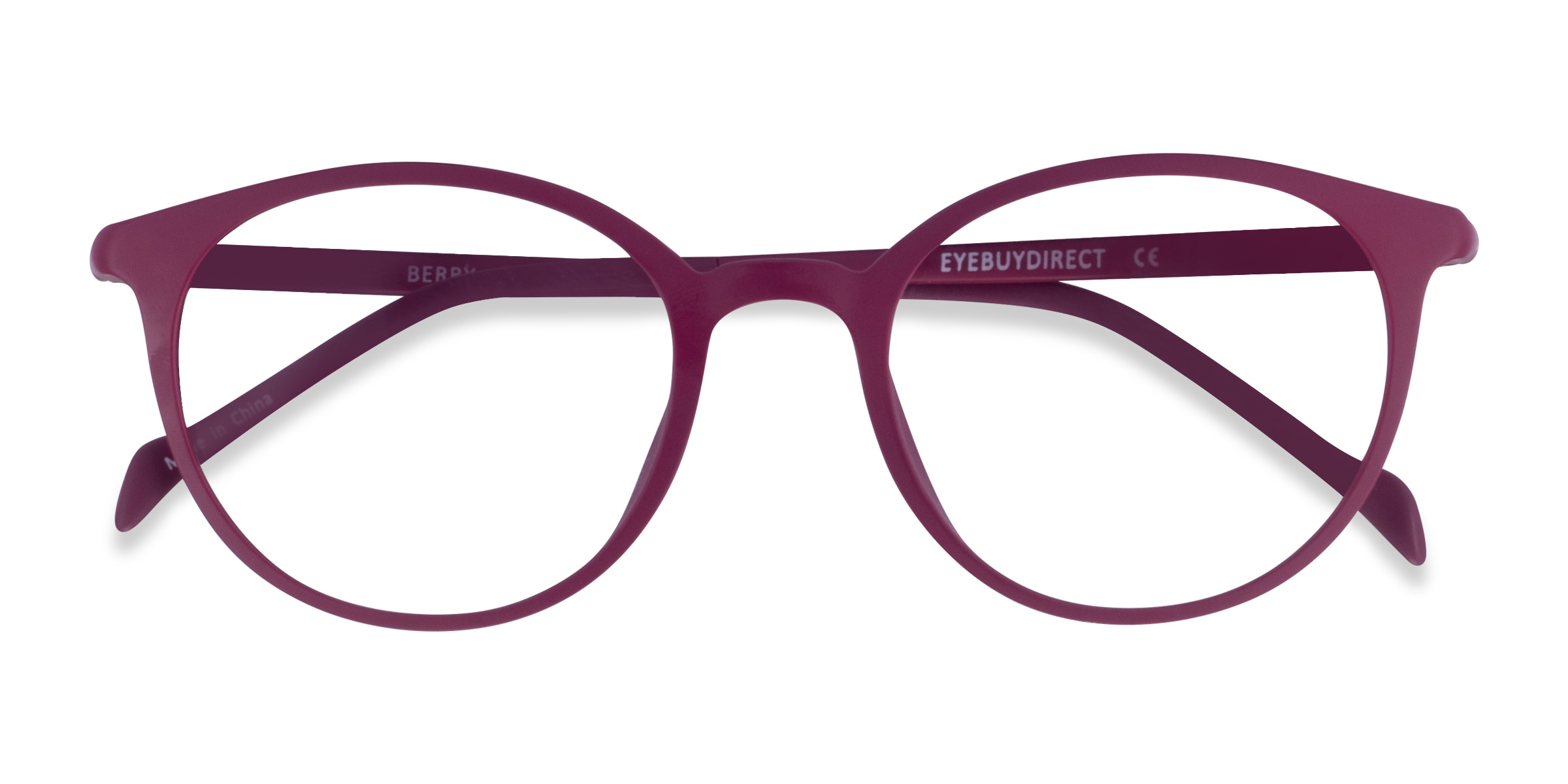 Berry Round Purple Glasses for Women