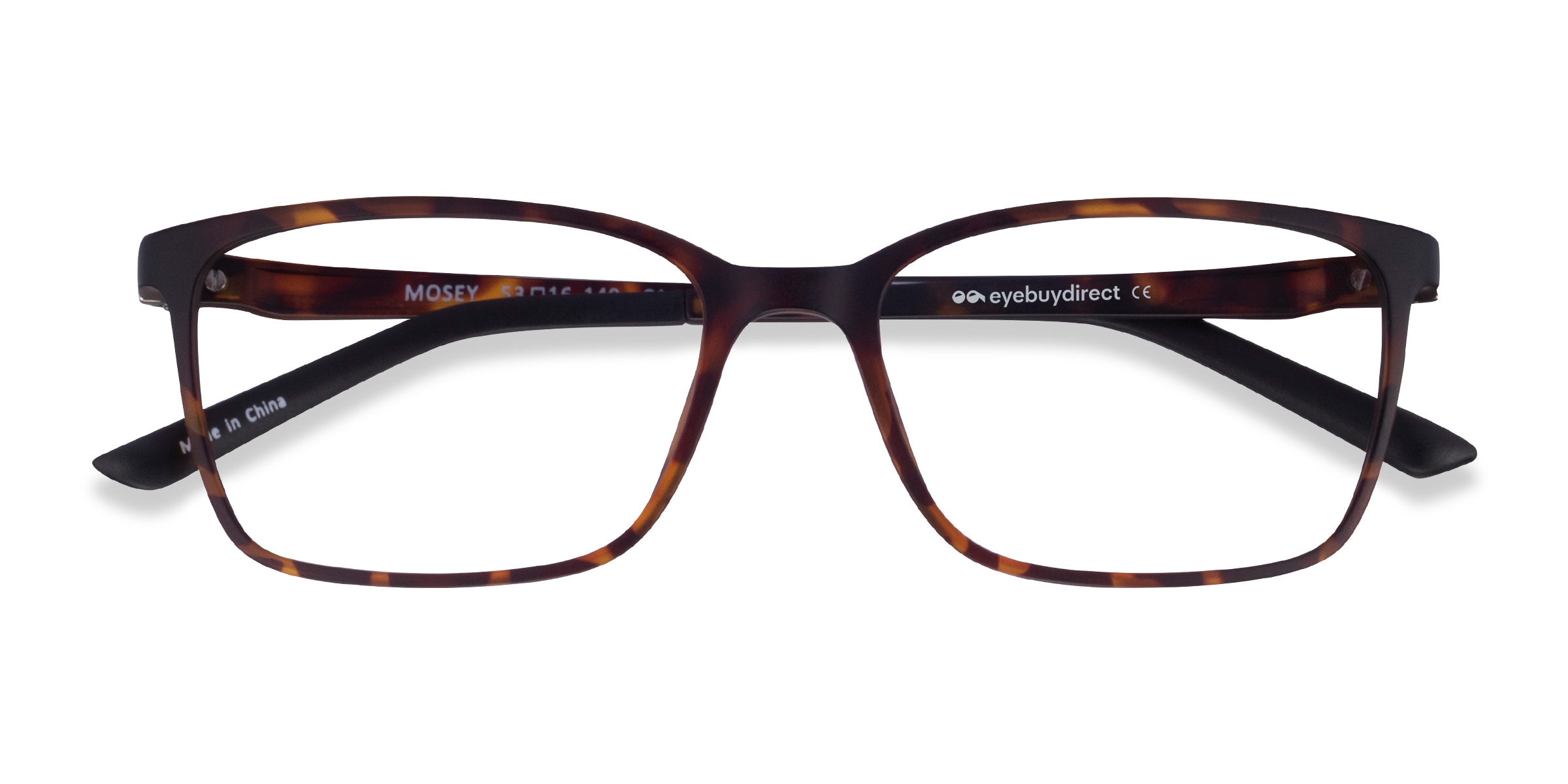 Mosey Rectangle Tortoise Full Rim Eyeglasses
