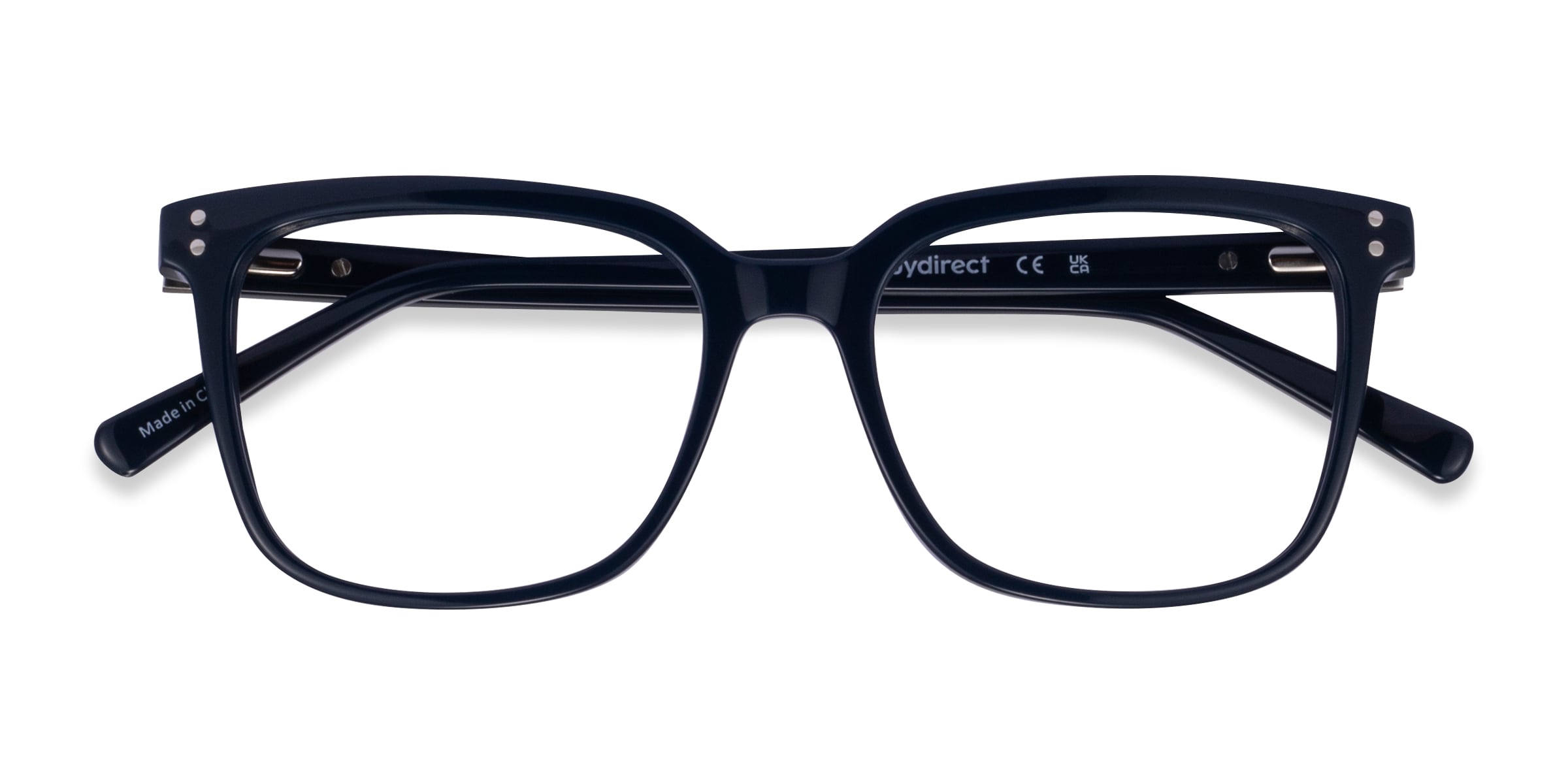 Amia Square Navy Full Rim Eyeglasses