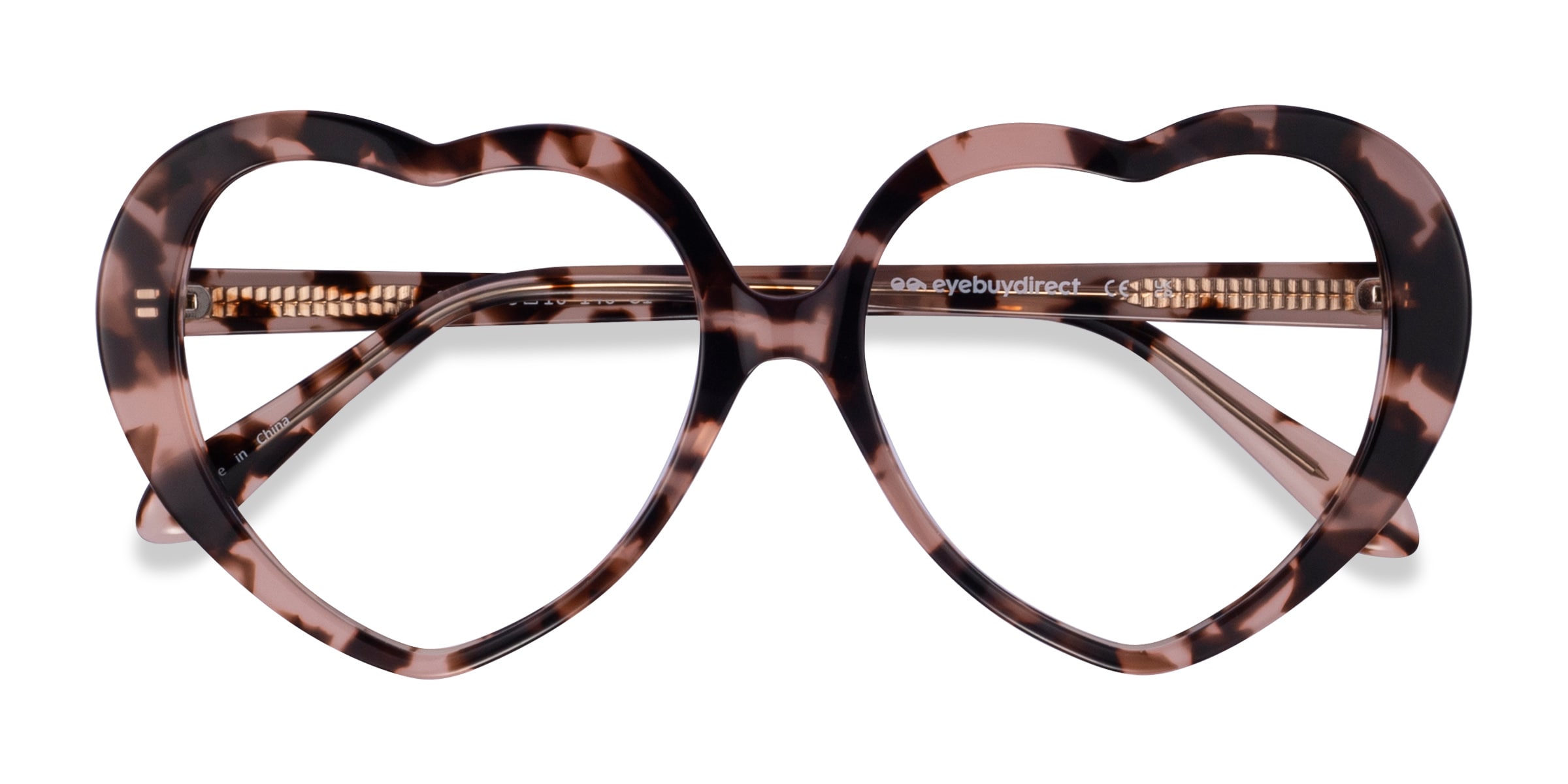 Suki Heart Pink Tortoise Glasses for Women