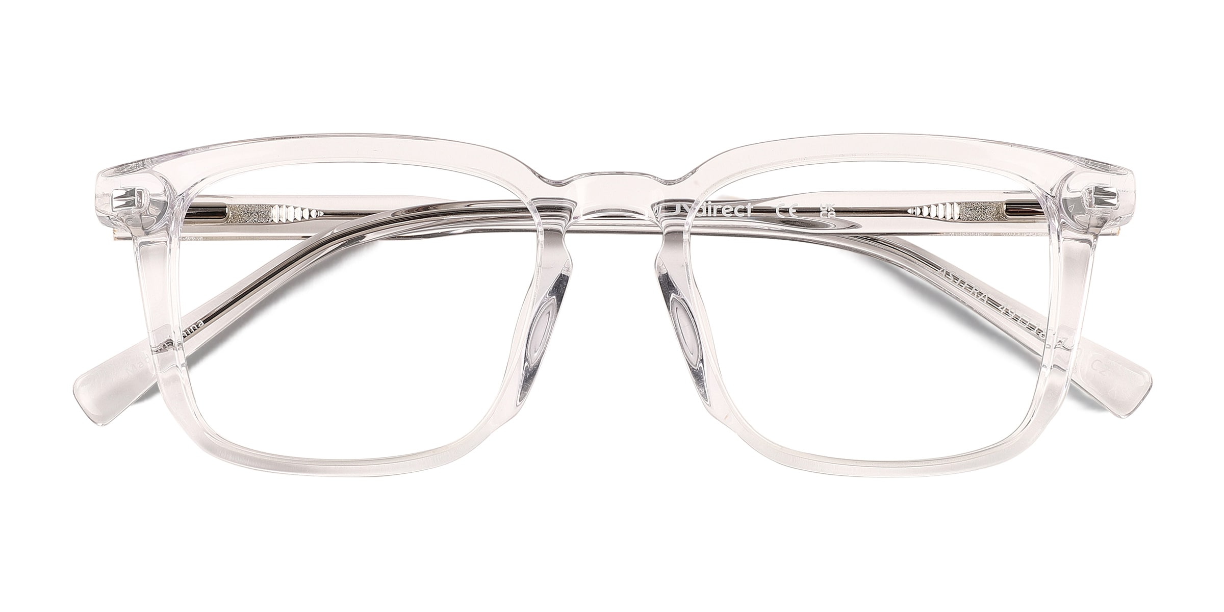 Astera Square Crystal Full Rim Eyeglasses