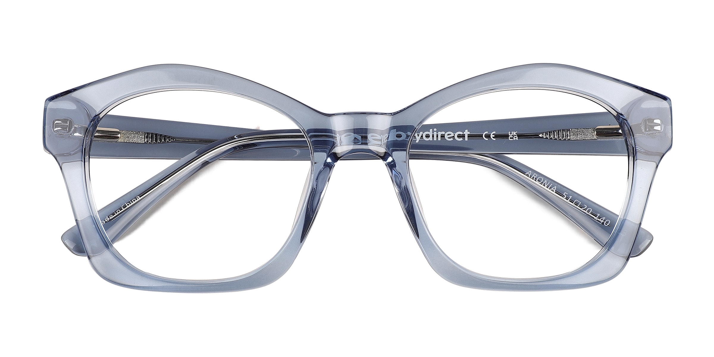 Aronia Cat Eye Crsytal Blue Full Rim Eyeglasses