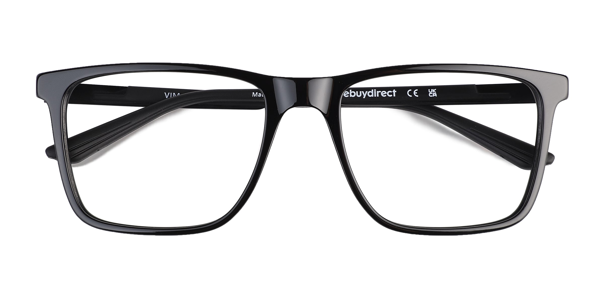 Vim Square Black Full Rim Eyeglasses