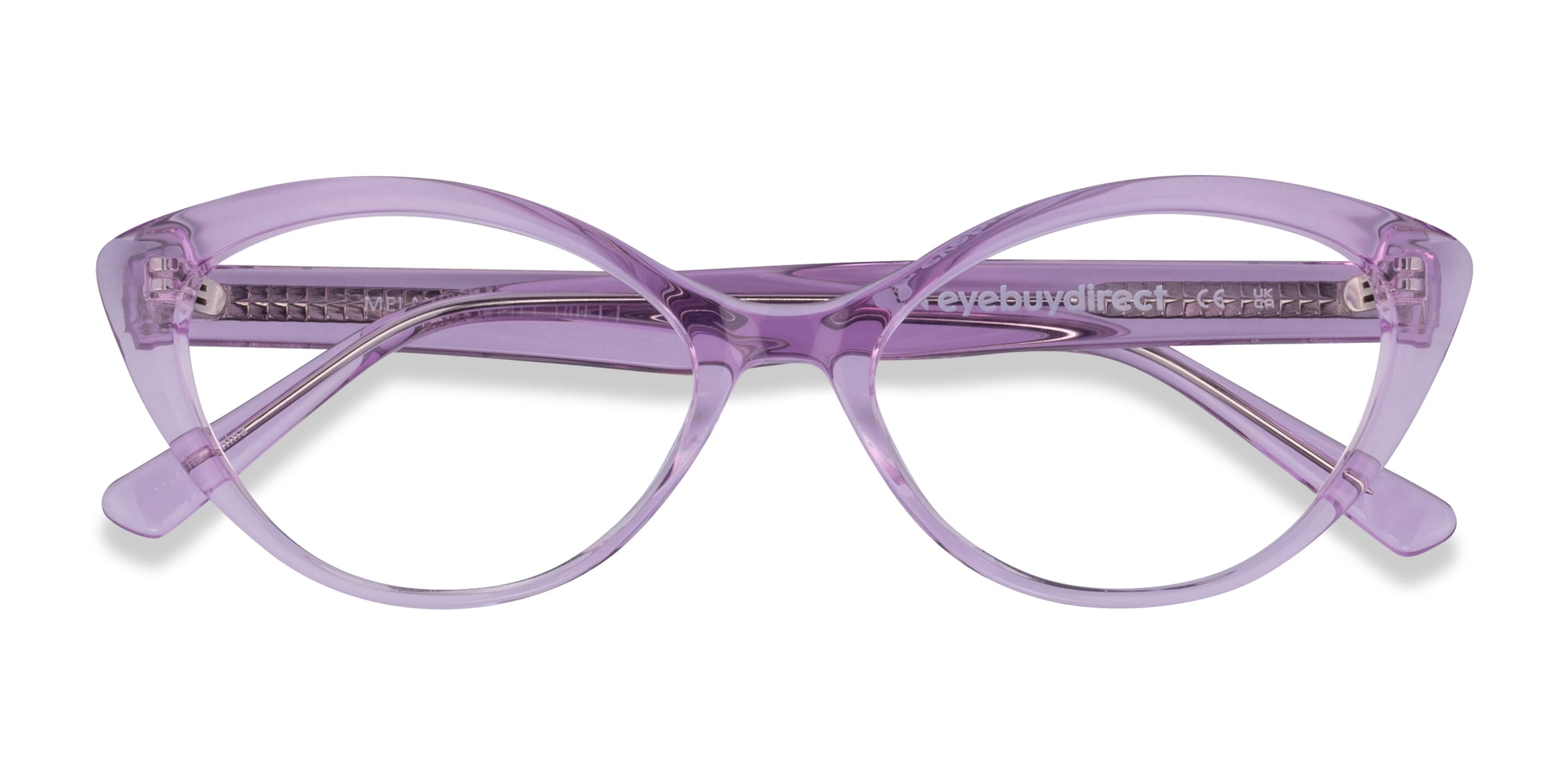 Melanie Cat Eye Light Purple Glasses for Women