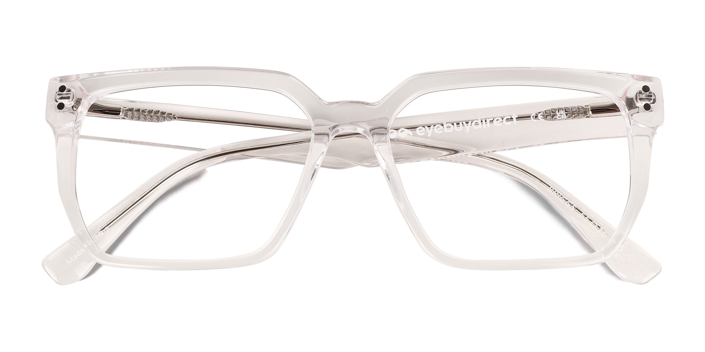 Briggs Square Clear Full Rim Eyeglasses