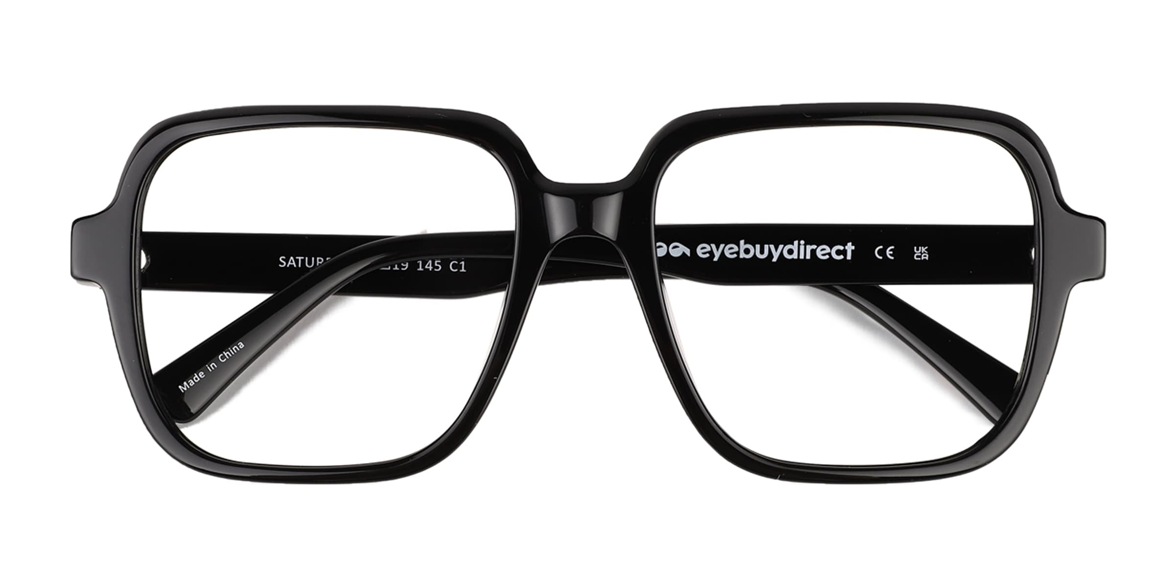 Saturday Square Black Full Rim Eyeglasses