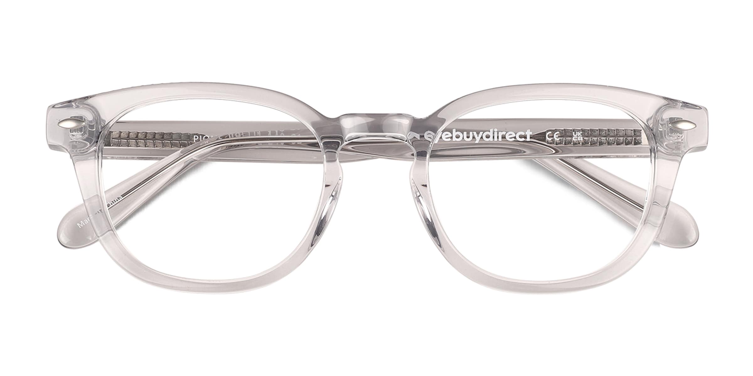 Pique Oval Smoke Full Rim Eyeglasses