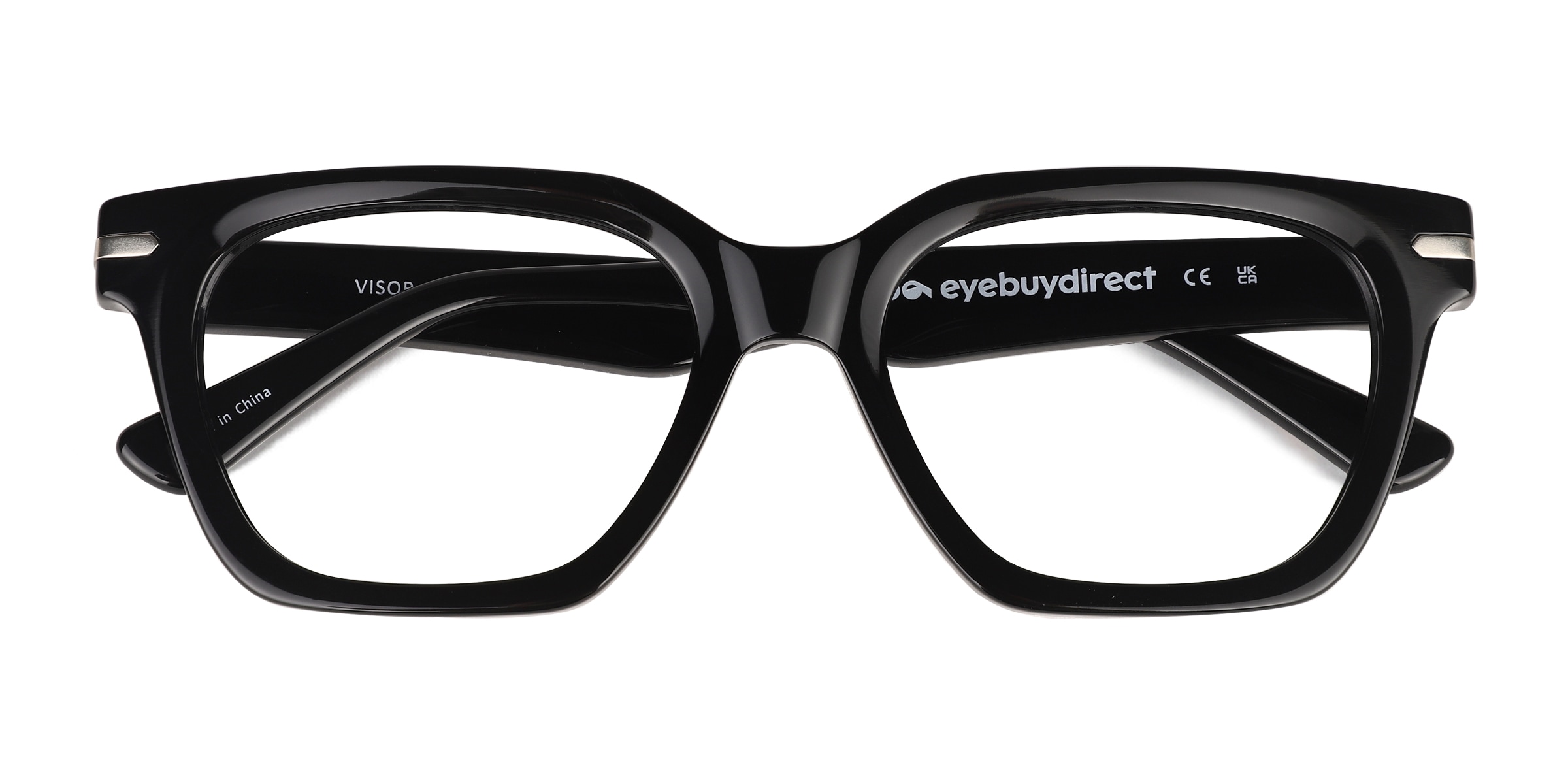 Visor Square Black Full Rim Eyeglasses