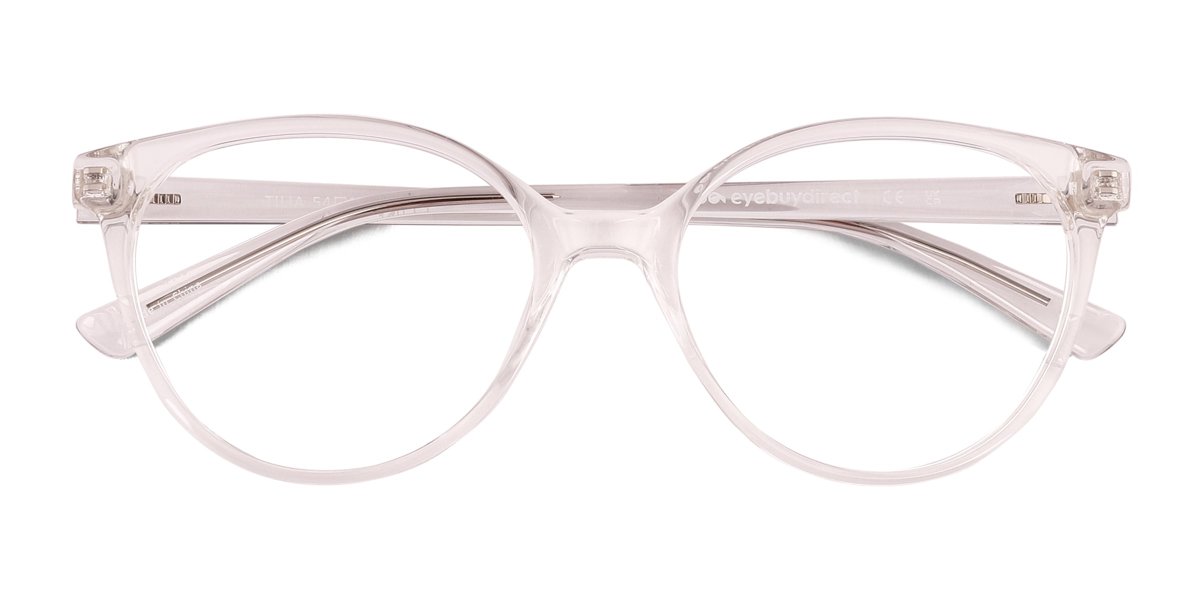 Tilia Cat Eye Shiny Clear Glasses for Women