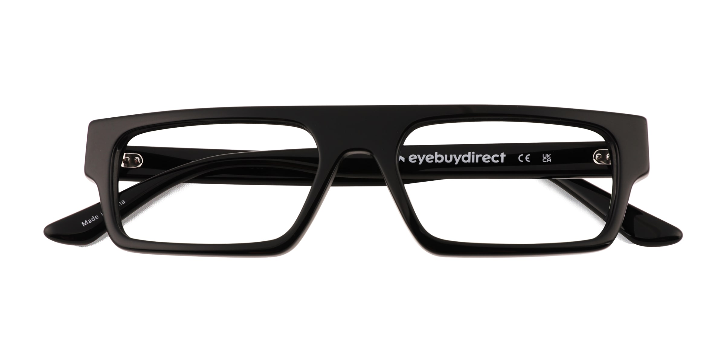 Mox Rectangle Black Full Rim Eyeglasses