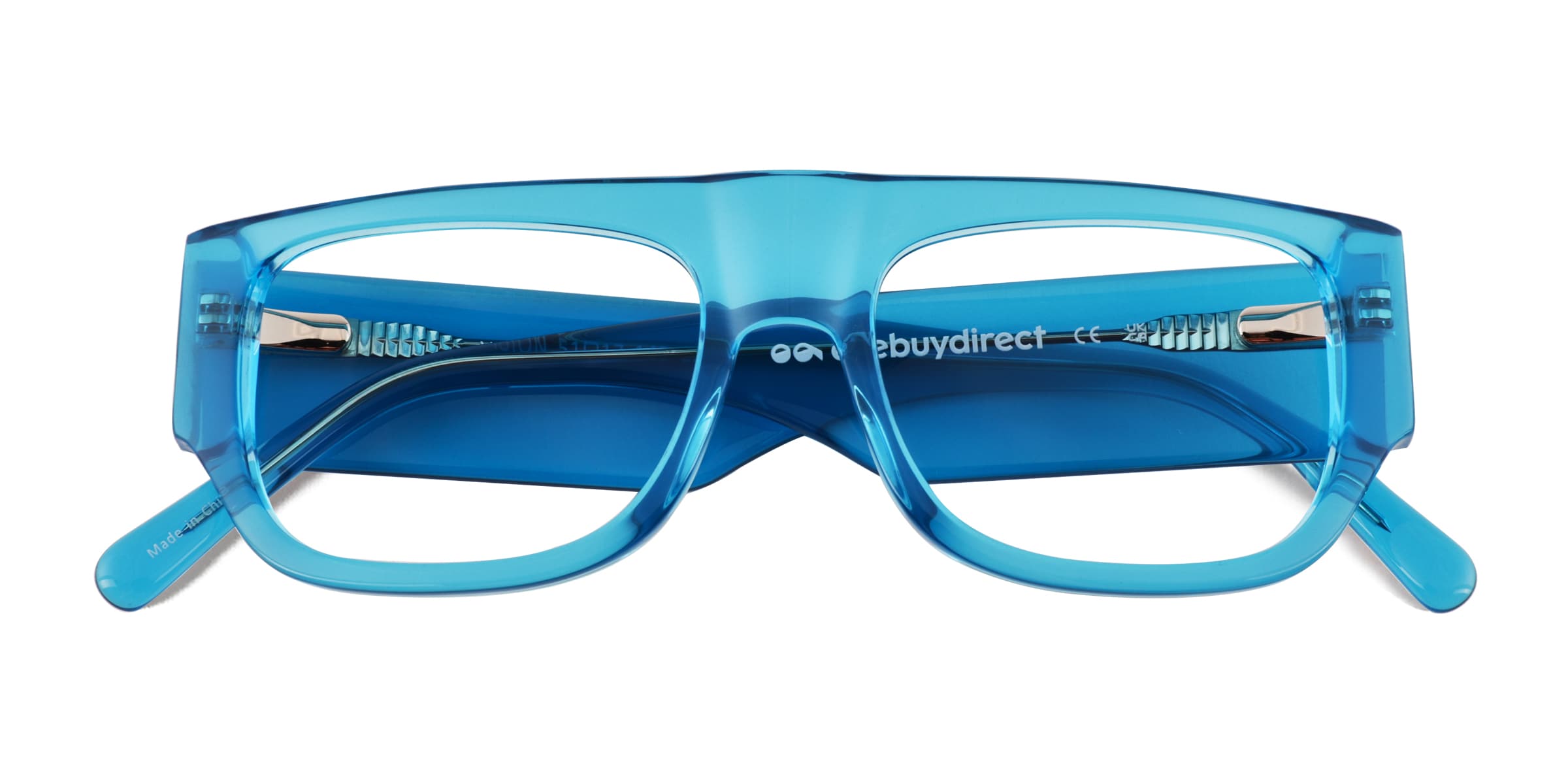 Vision Aviator Crystal Blue Glasses for Men