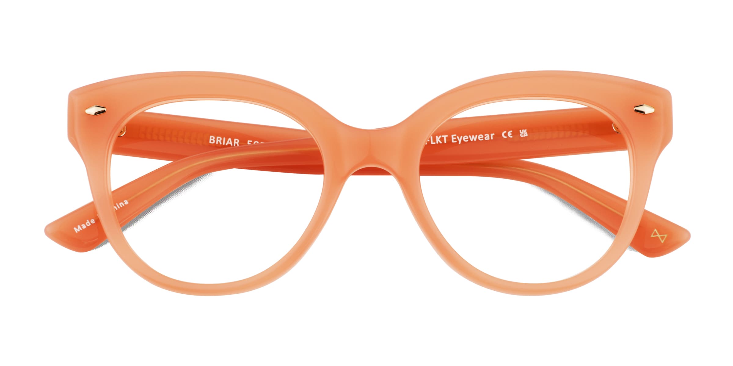 Briar Cat Eye Orange Glasses for Women