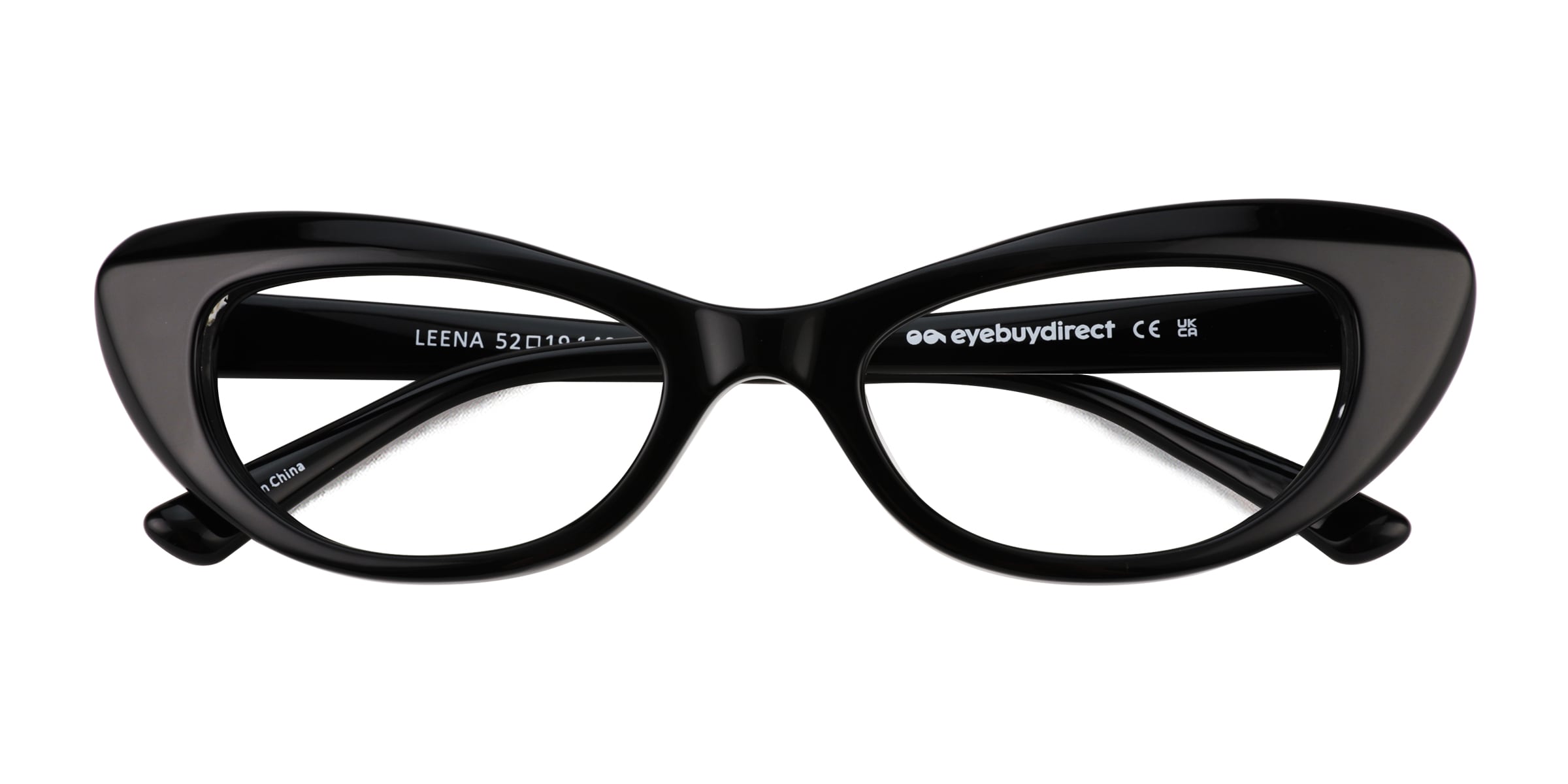 Leena Cat Eye Black Full Rim Eyeglasses