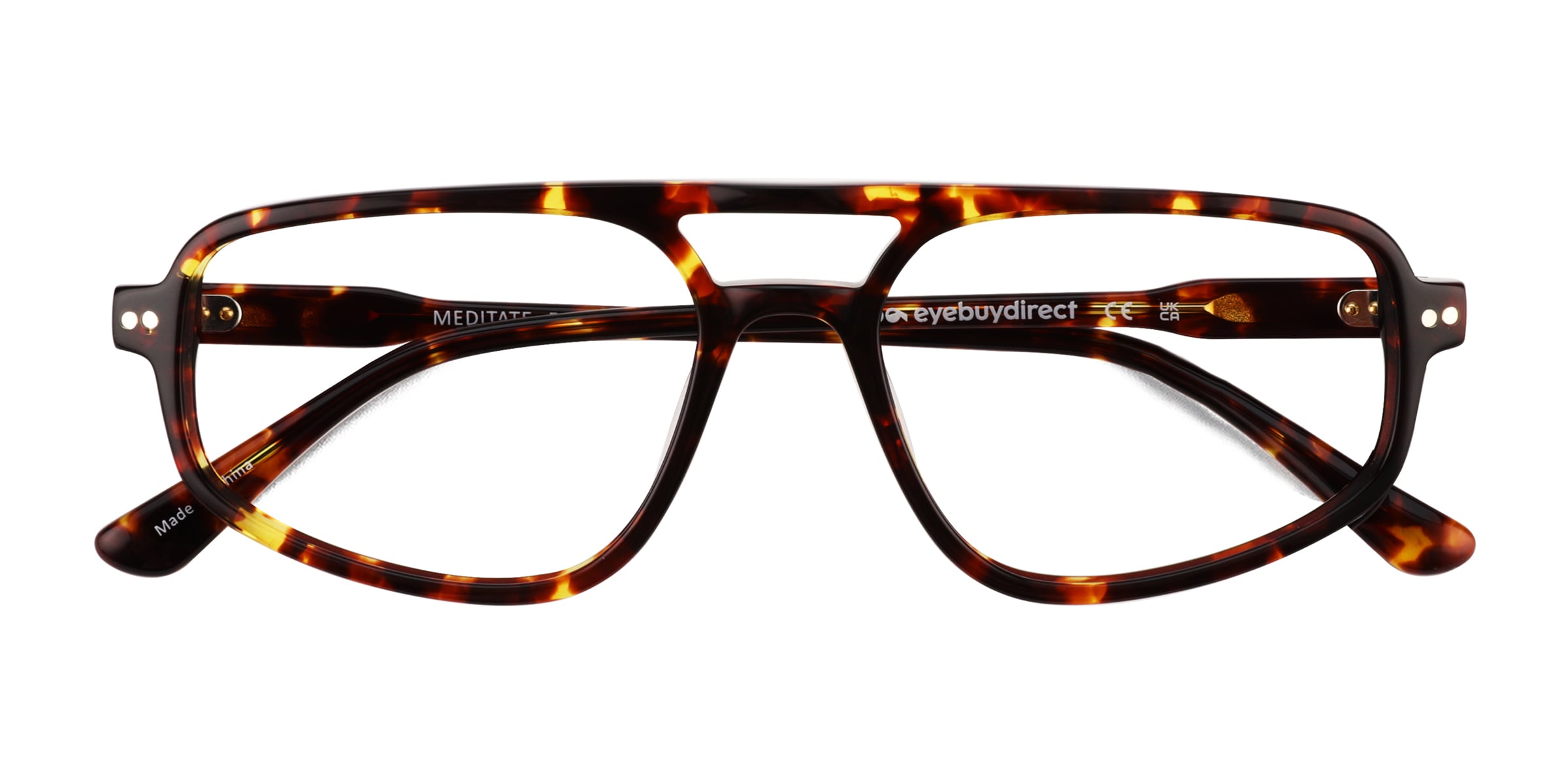 Meditate Aviator Tortoise Glasses for Men