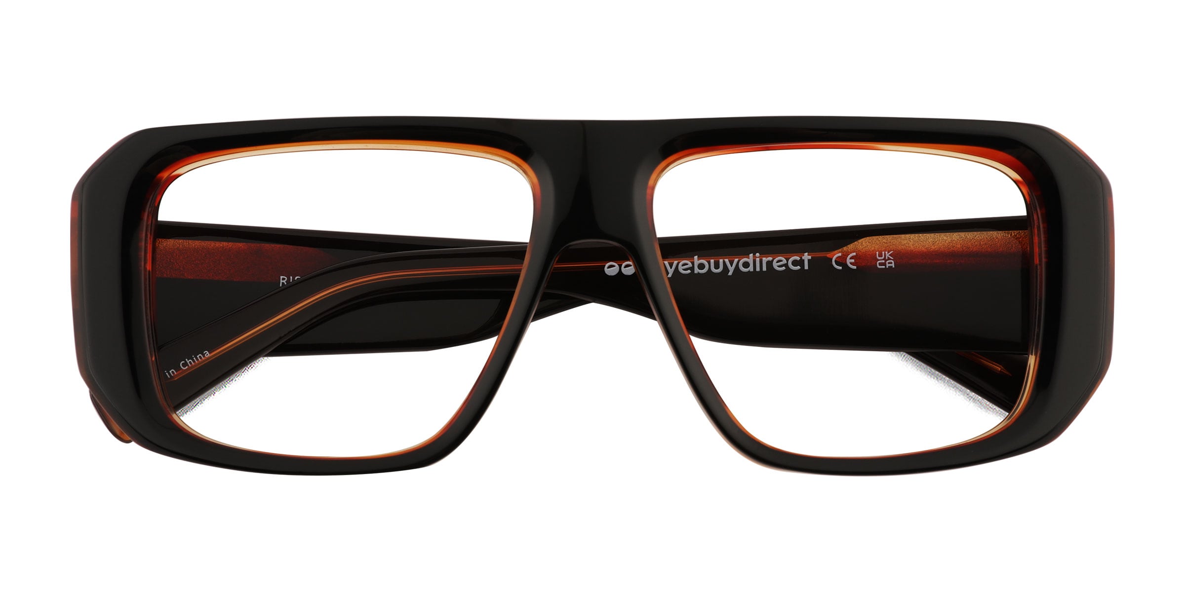 Risk Aviator Black Tortoise Glasses for Men