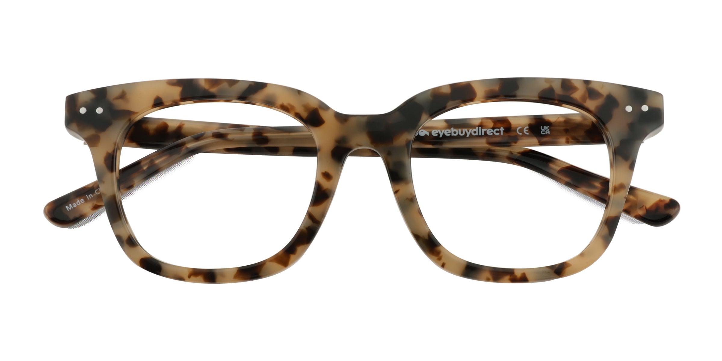 Romy Square Ivory Tortoise Full Rim Eyeglasses