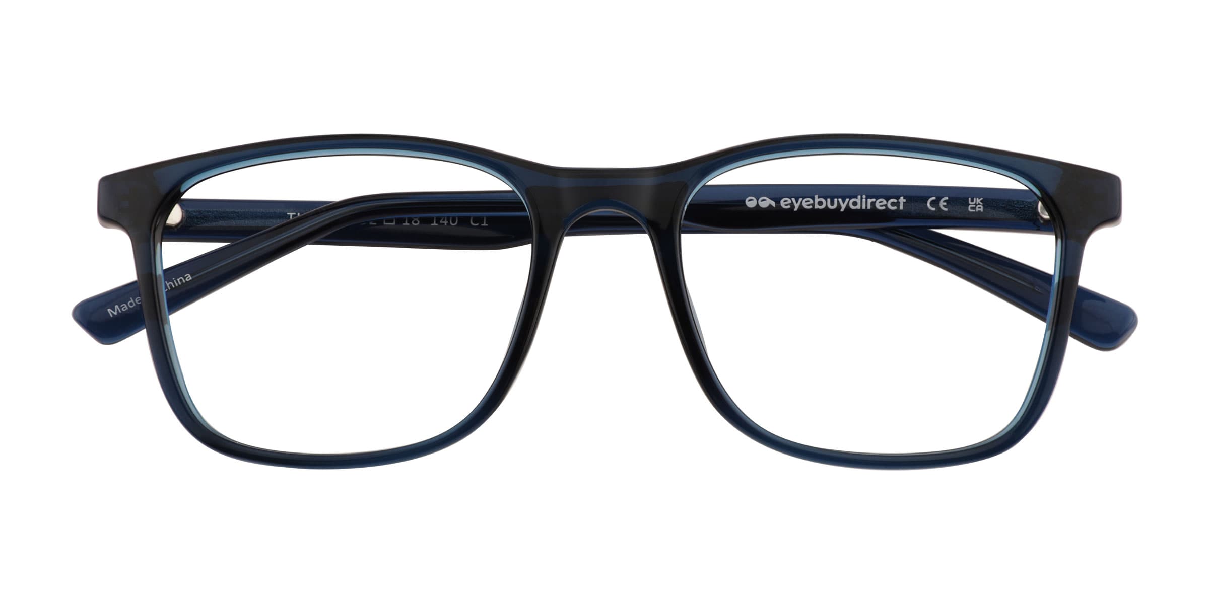 Thayer Square Clear Navy Full Rim Eyeglasses