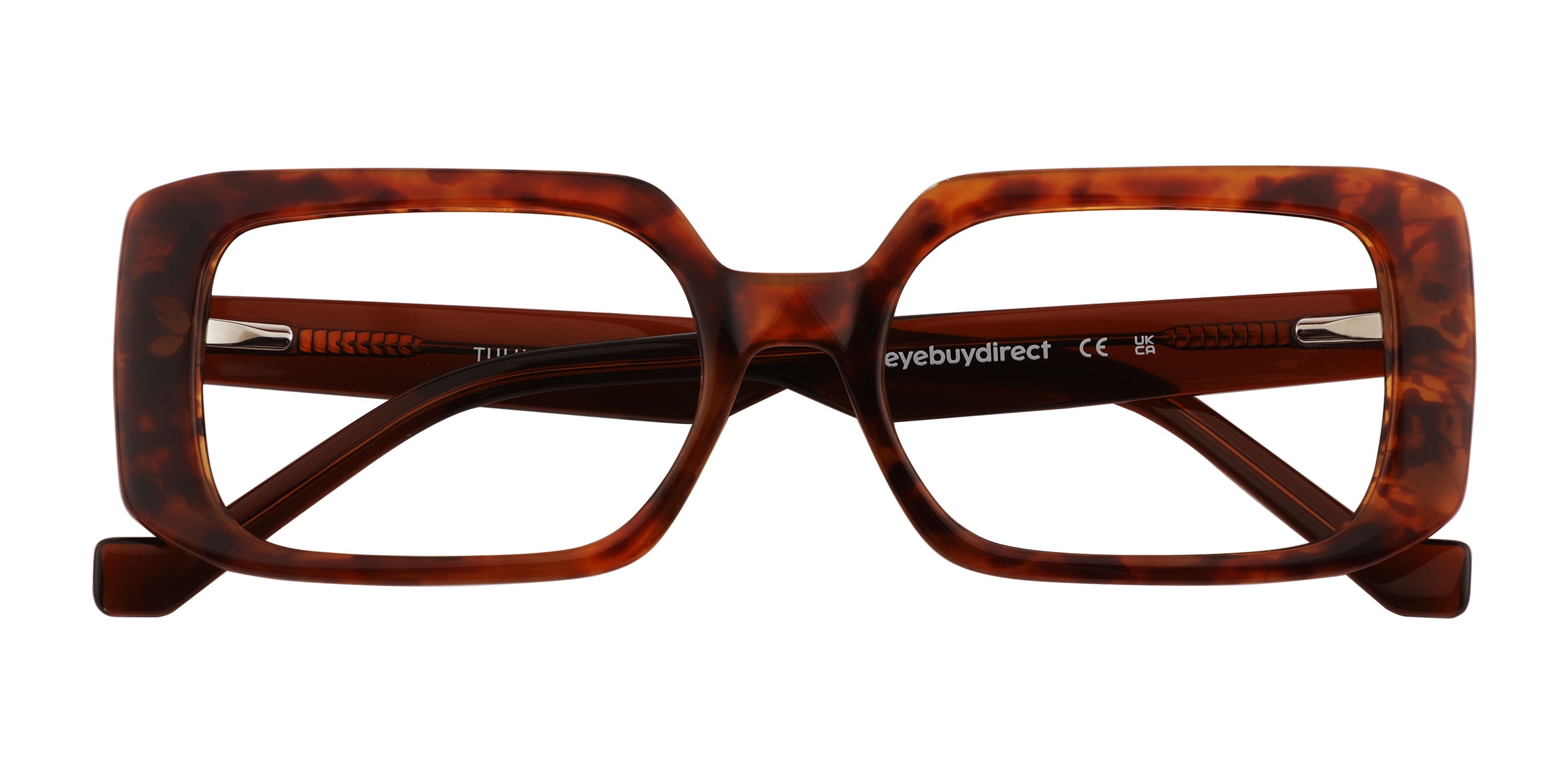 Tully Rectangle Tortoise Glasses for Men