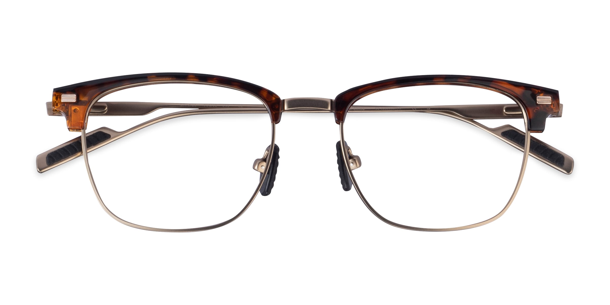 Charge Browline Tortoise Gold Glasses for Men