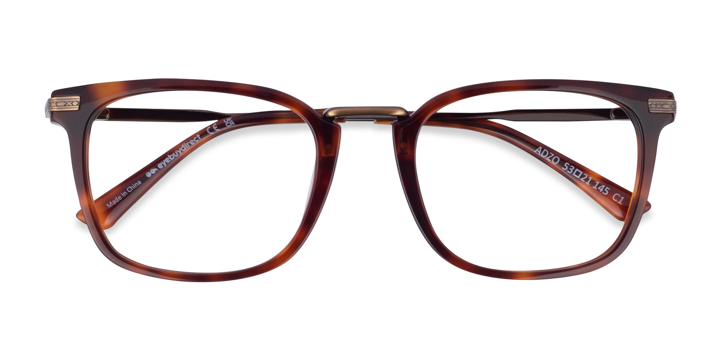 Adzo Square Tortoise Glasses for Men